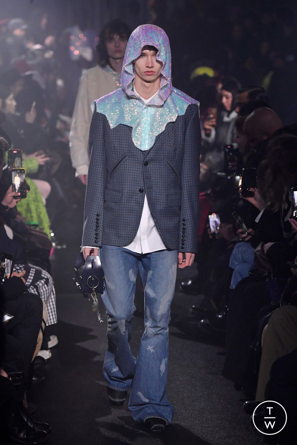 Fashion Week Paris Fall/Winter 2024 look 25 de la collection MASU menswear