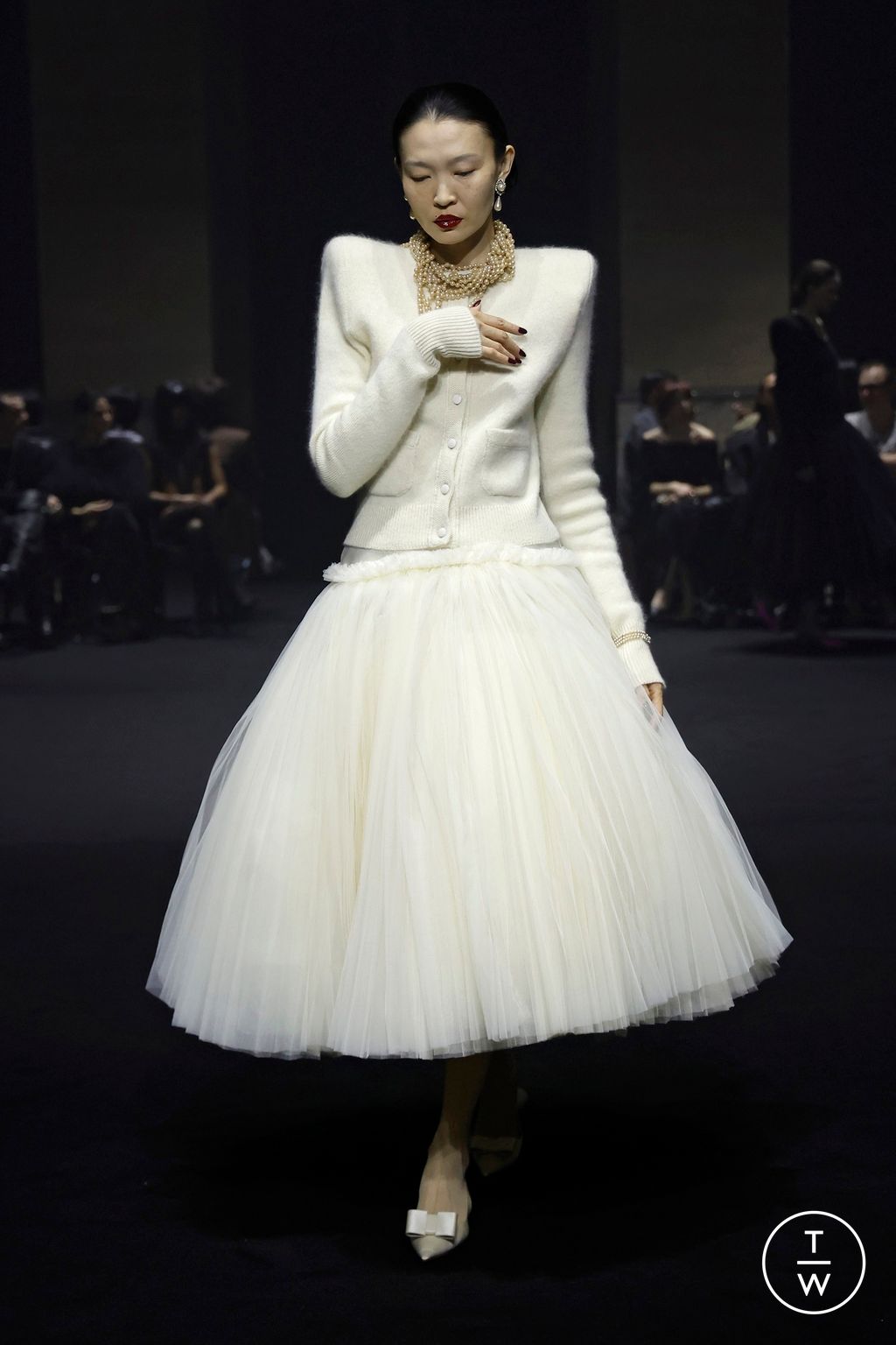 Fashion Week Paris Fall/Winter 2026 look 7 de la collection Matières Fécales womenswear