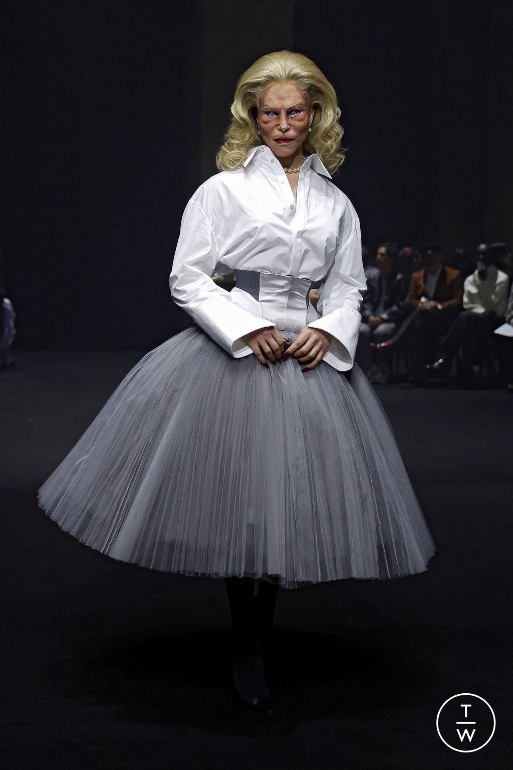 Fashion Week Paris Fall/Winter 2026 look 12 de la collection Matières Fécales womenswear