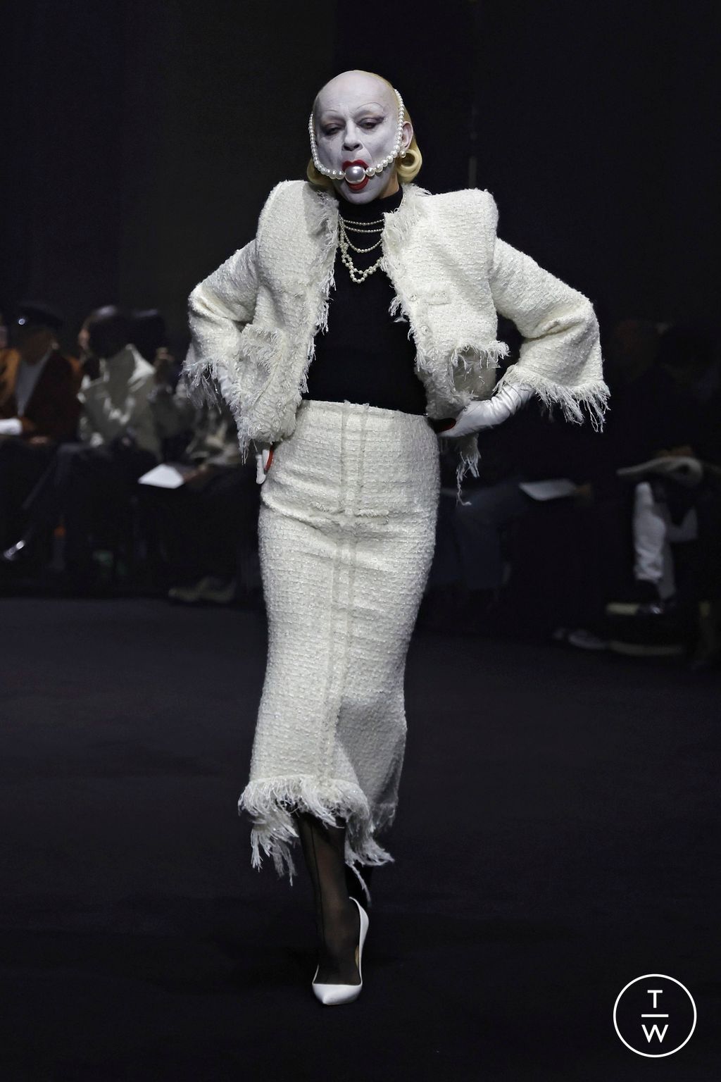 Fashion Week Paris Fall/Winter 2026 look 13 de la collection Matières Fécales womenswear