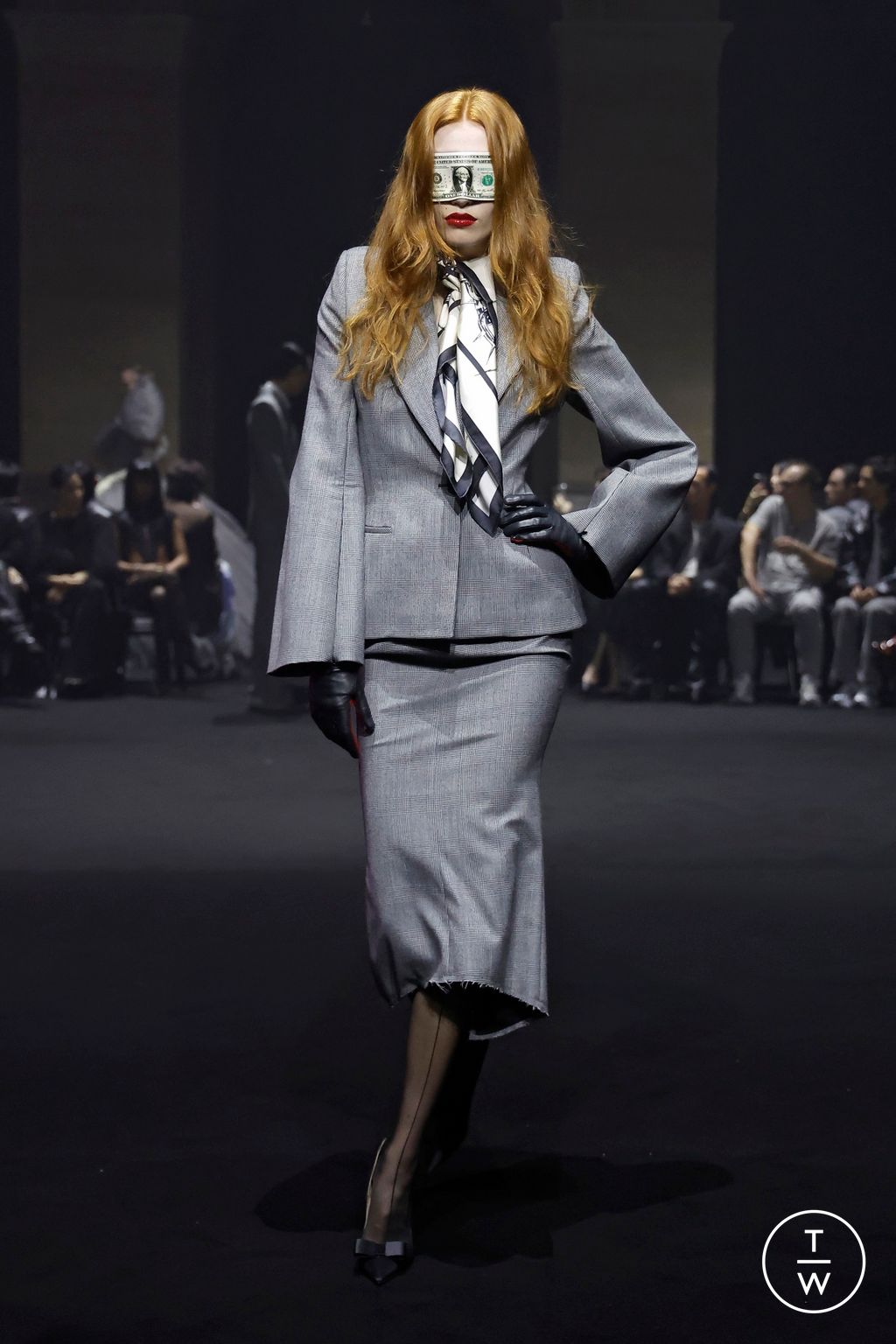 Fashion Week Paris Fall/Winter 2026 look 21 de la collection Matières Fécales womenswear