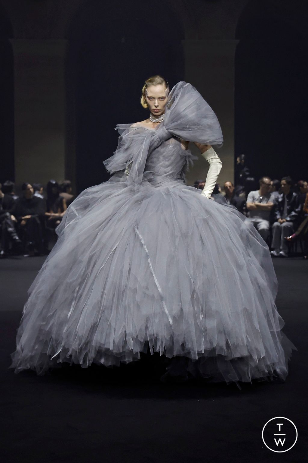 Fashion Week Paris Fall/Winter 2026 look 26 de la collection Matières Fécales womenswear