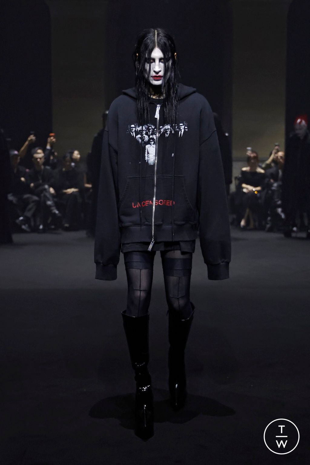 Fashion Week Paris Fall/Winter 2026 look 28 de la collection Matières Fécales womenswear