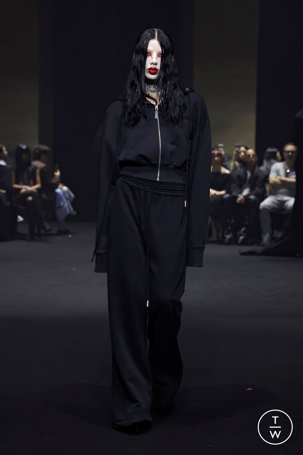 Fashion Week Paris Fall/Winter 2026 look 35 de la collection Matières Fécales womenswear