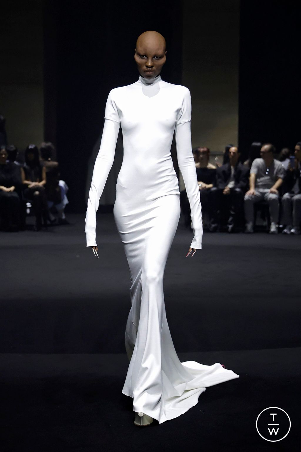 Fashion Week Paris Fall/Winter 2026 look 49 from the Matières Fécales collection womenswear