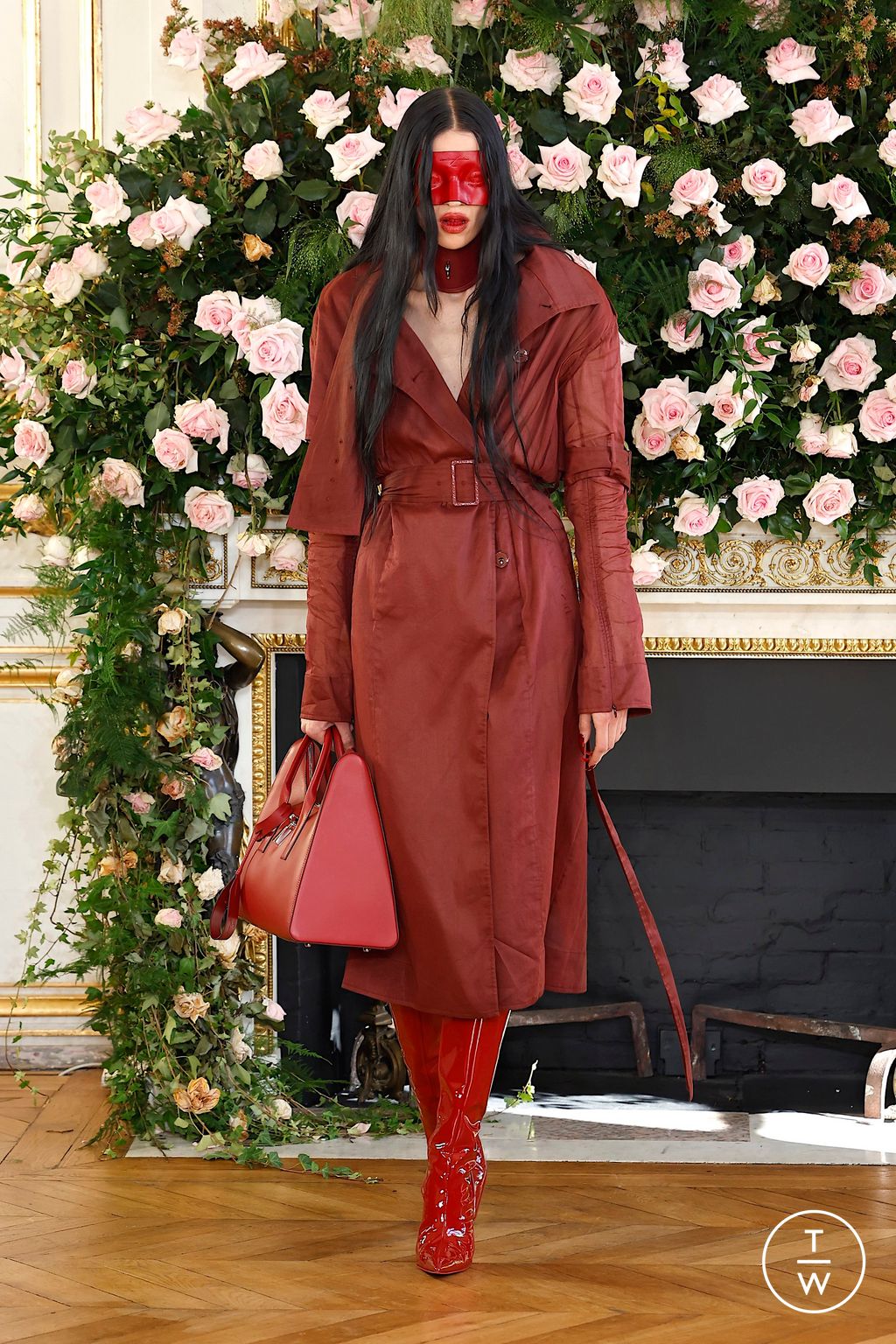 Fashion Week Paris Spring/Summer 2026 look 25 de la collection Matières Fécales womenswear