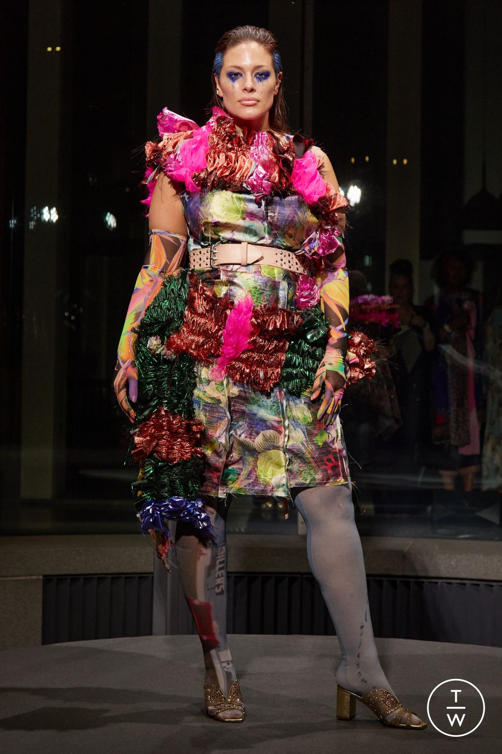Fashion Week London Spring/Summer 2024 look 1 from the Matty Bovan collection womenswear