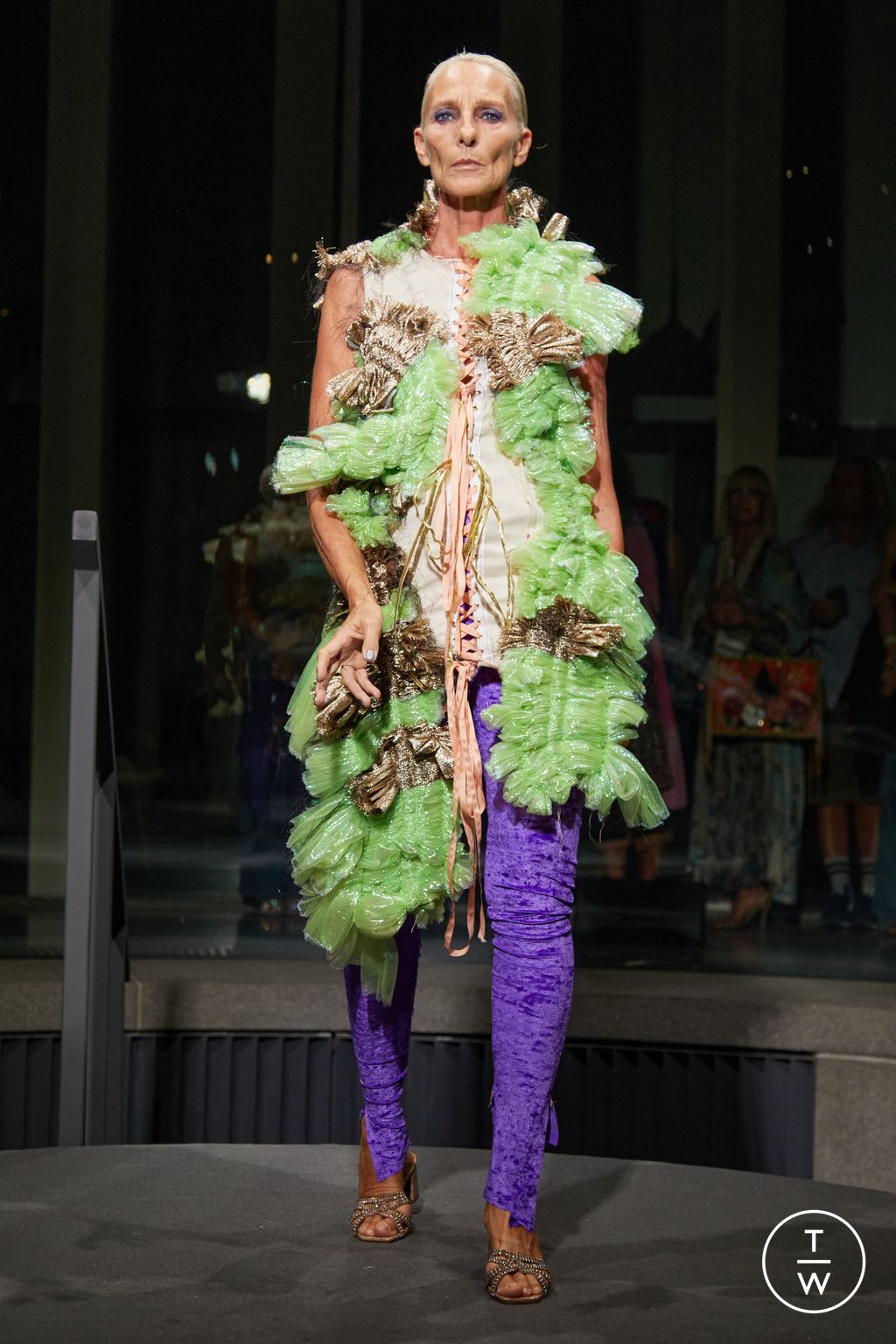 Fashion Week London Spring/Summer 2024 look 8 from the Matty Bovan collection womenswear