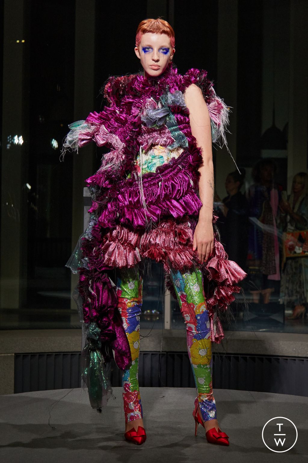 Fashion Week London Spring/Summer 2024 look 11 from the Matty Bovan collection 女装