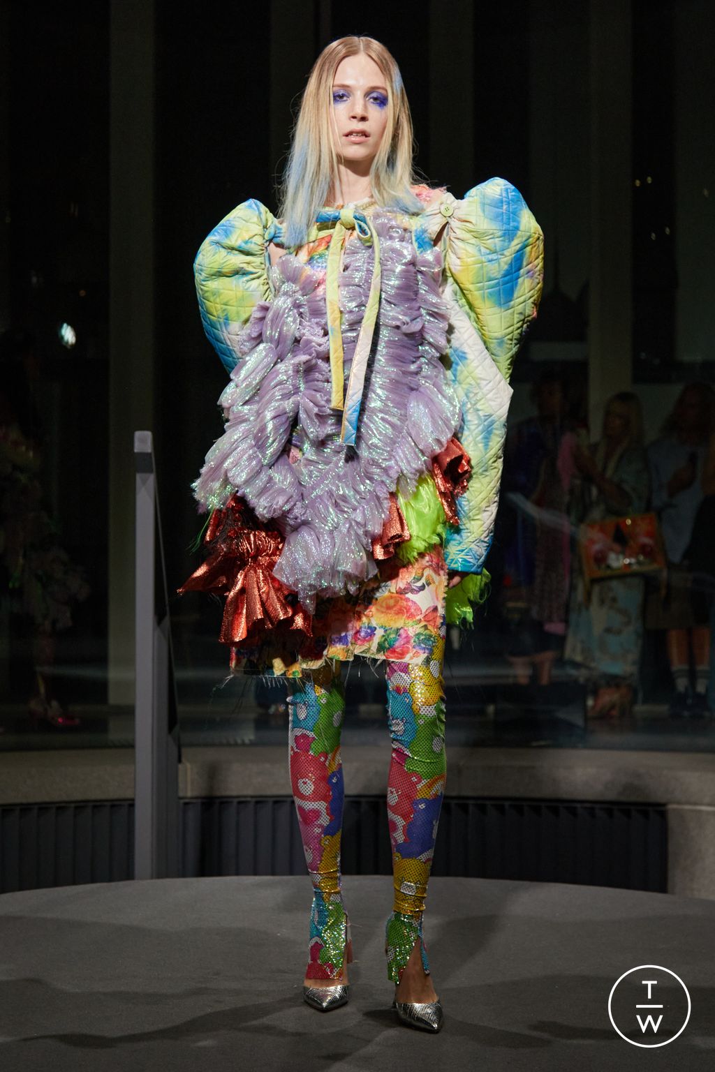 Fashion Week London Spring/Summer 2024 look 13 from the Matty Bovan collection womenswear