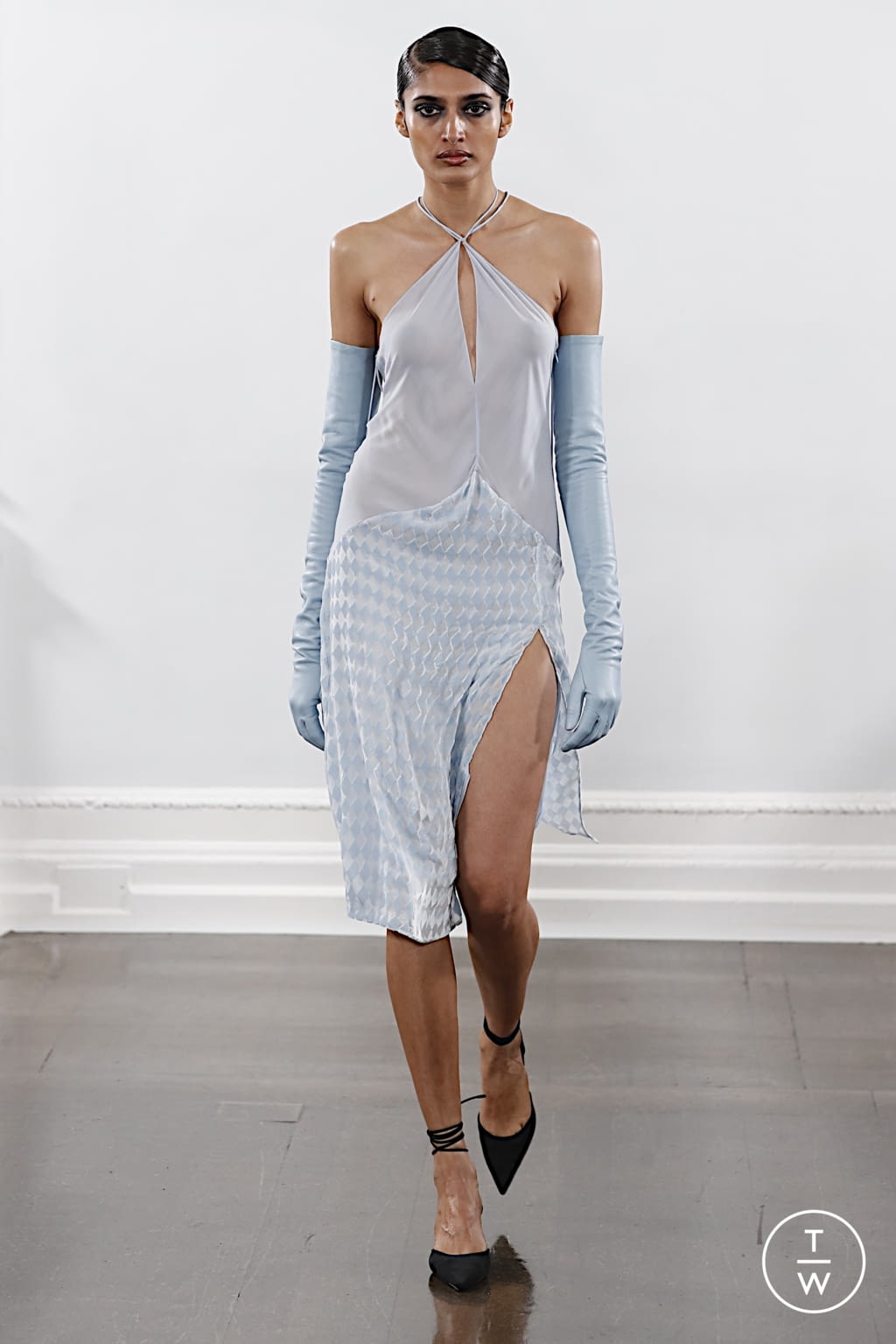 Fashion Week London Spring/Summer 2022 look 15 from the Fashion East collection womenswear