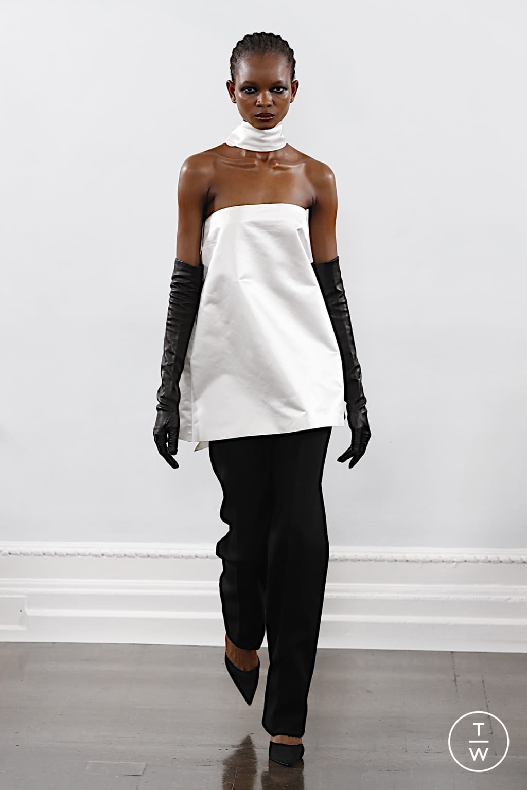Fashion Week London Spring/Summer 2022 look 20 from the Fashion East collection womenswear