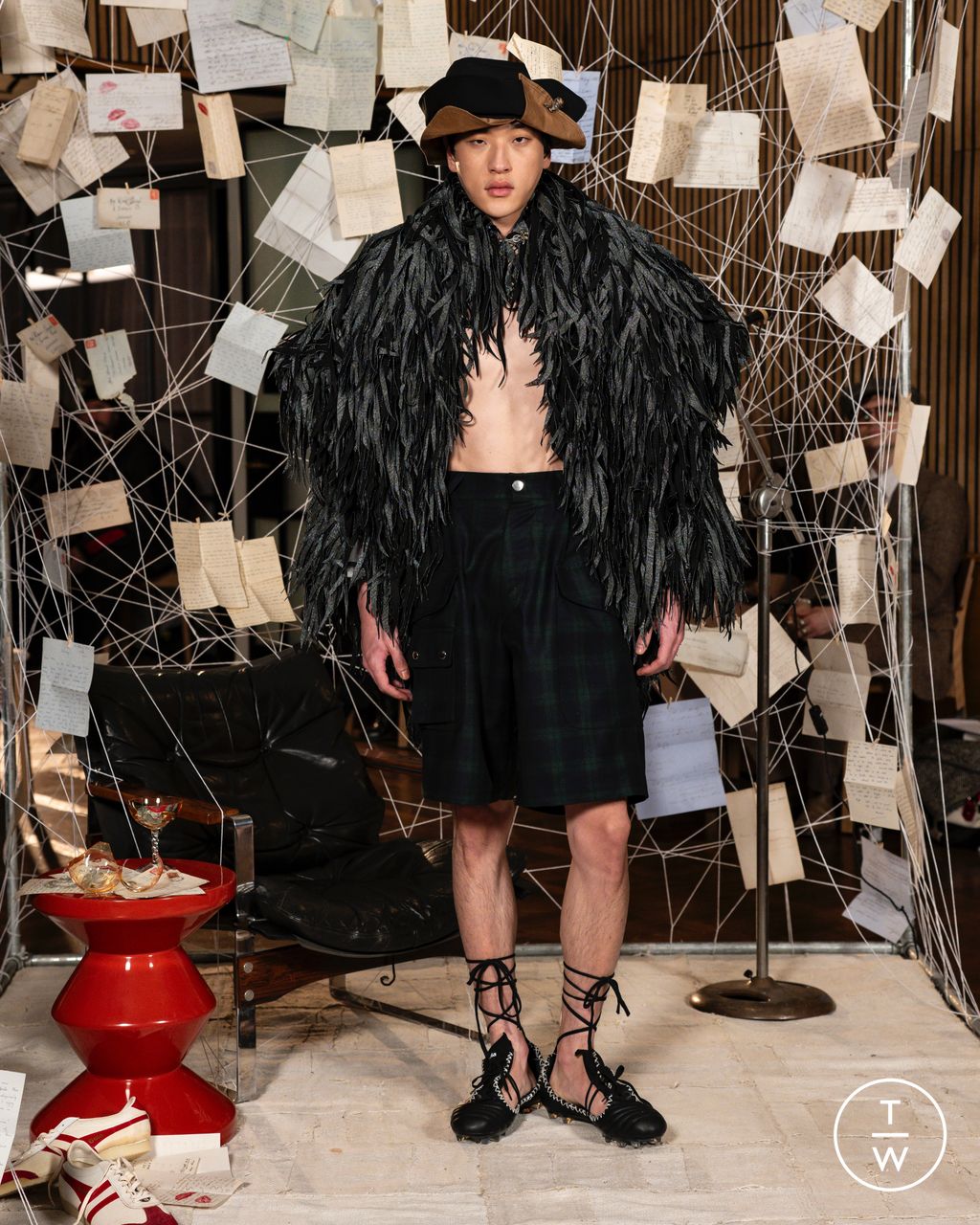 Fashion Week London Fall/Winter 2026 look 9 from the Maximilian Raynor collection womenswear