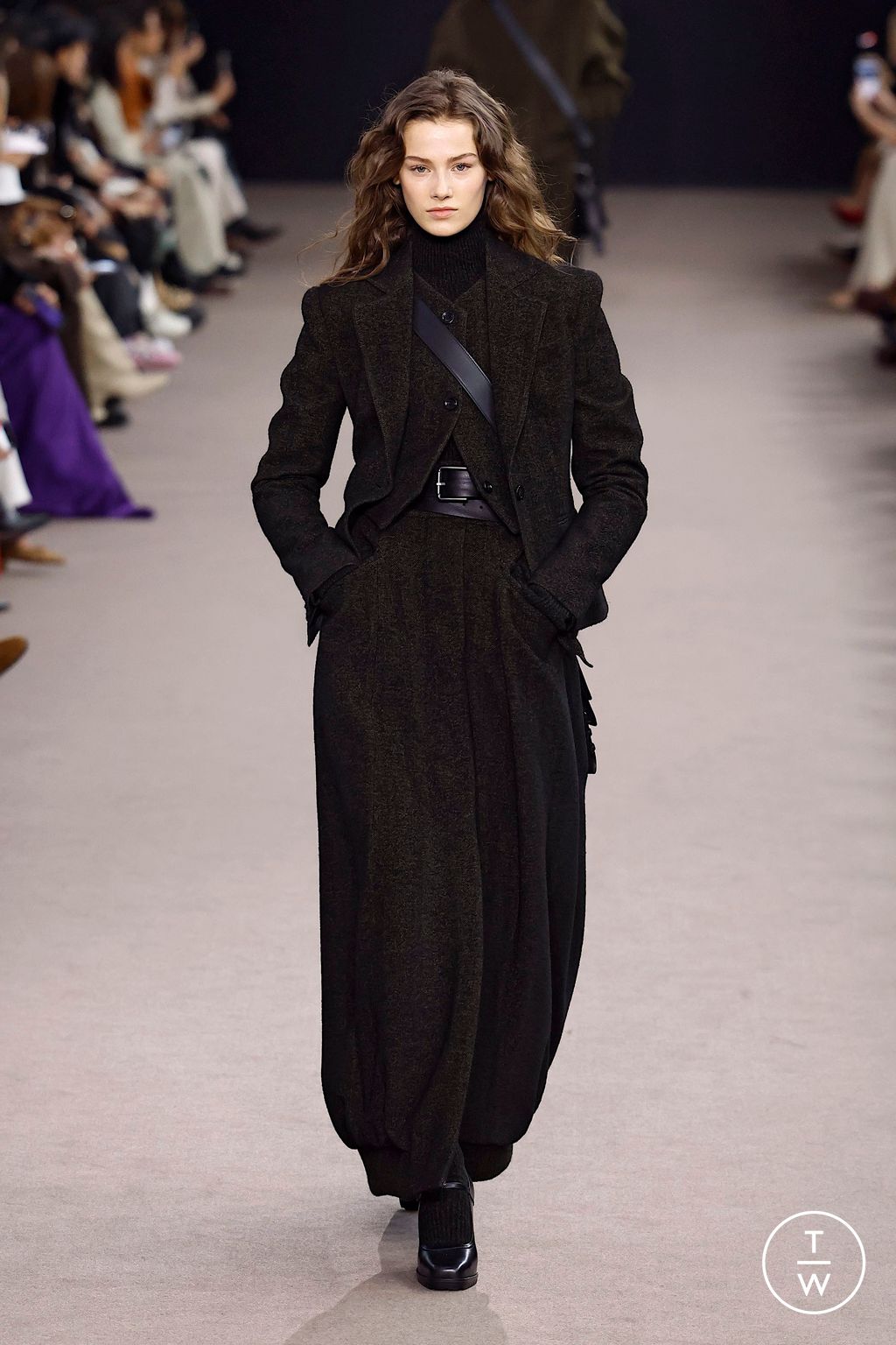 Fashion Week Milan Fall/Winter 2025 look 30 from the Max Mara collection womenswear