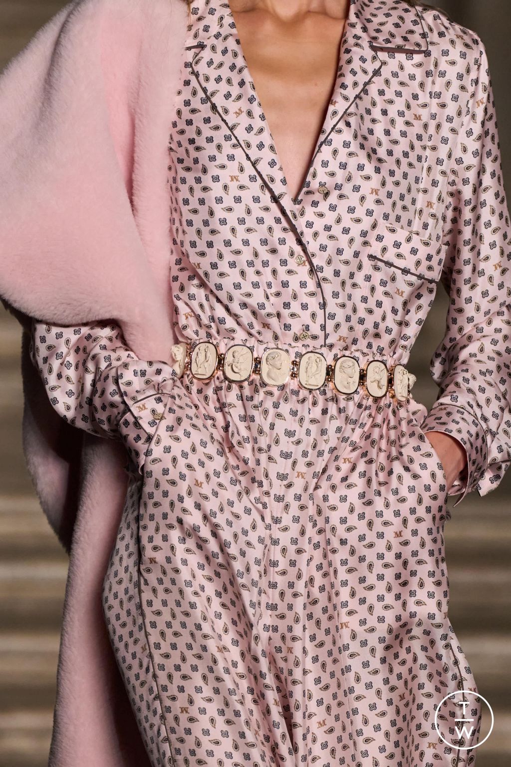 Fashion Week Milan Resort 2026 look 11 de la collection Max Mara womenswear accessories