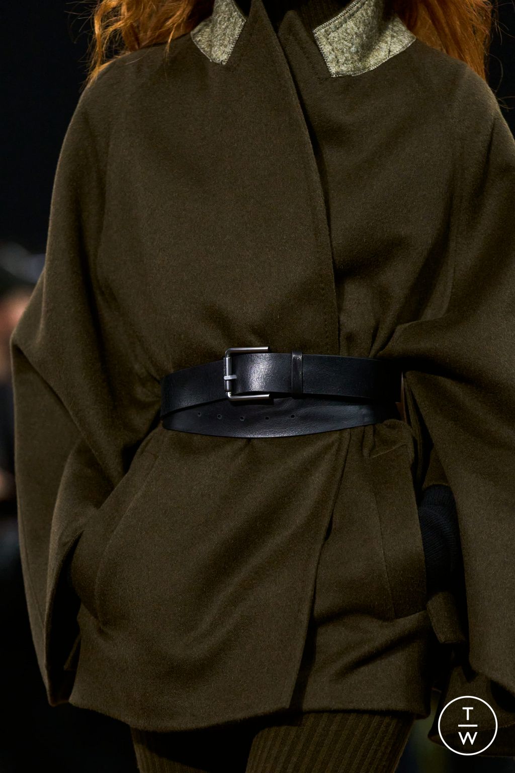 Fashion Week Milan Fall/Winter 2025 look 43 from the Max Mara collection womenswear accessories