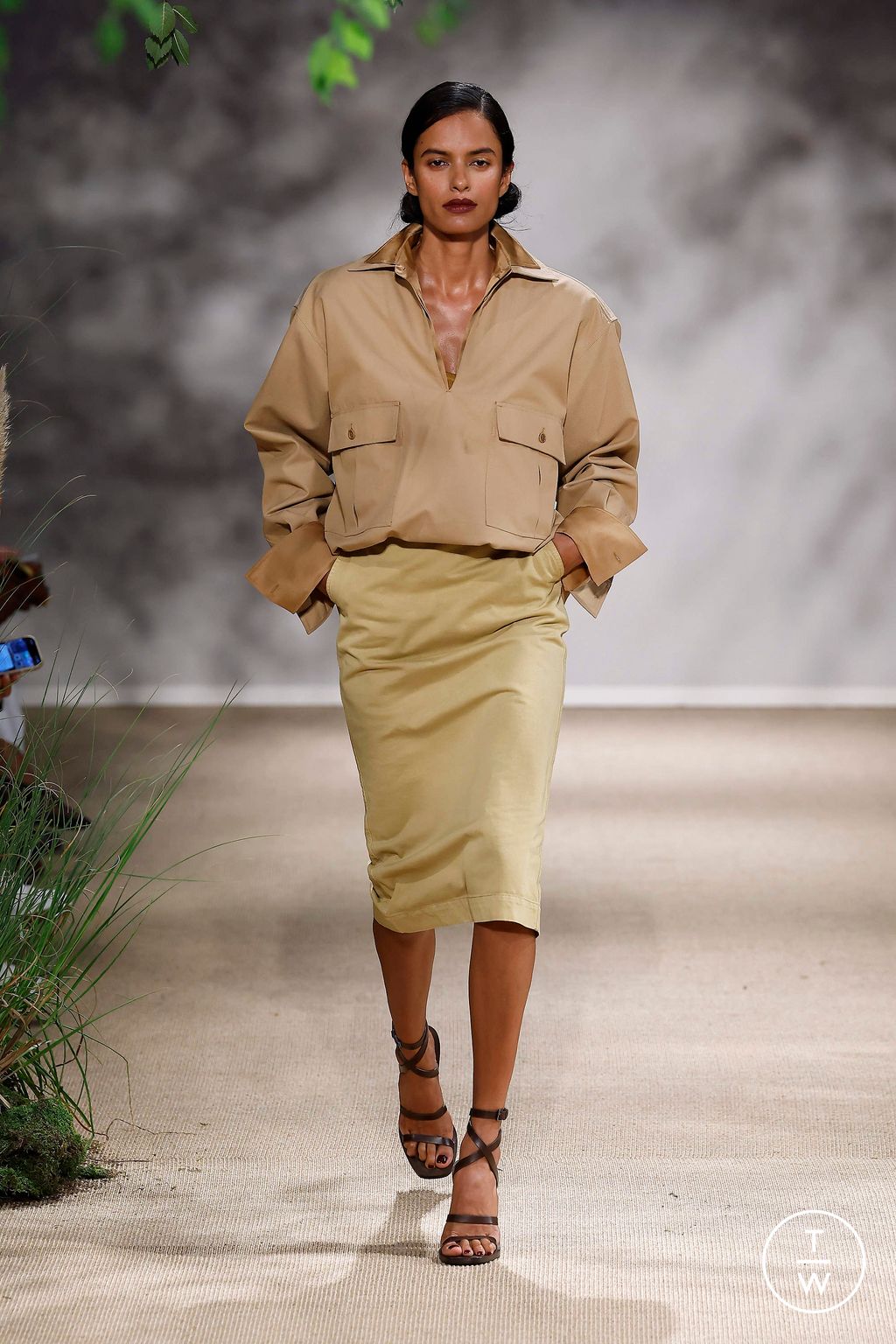 Fashion Week Milan Spring/Summer 2024 look 18 from the Max Mara collection womenswear