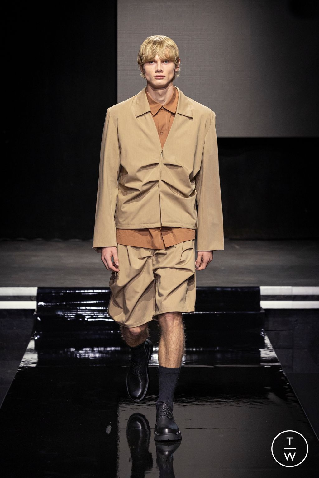Fashion Week Paris Spring-Summer 2025 look 31 from the Saudi 100 collection menswear