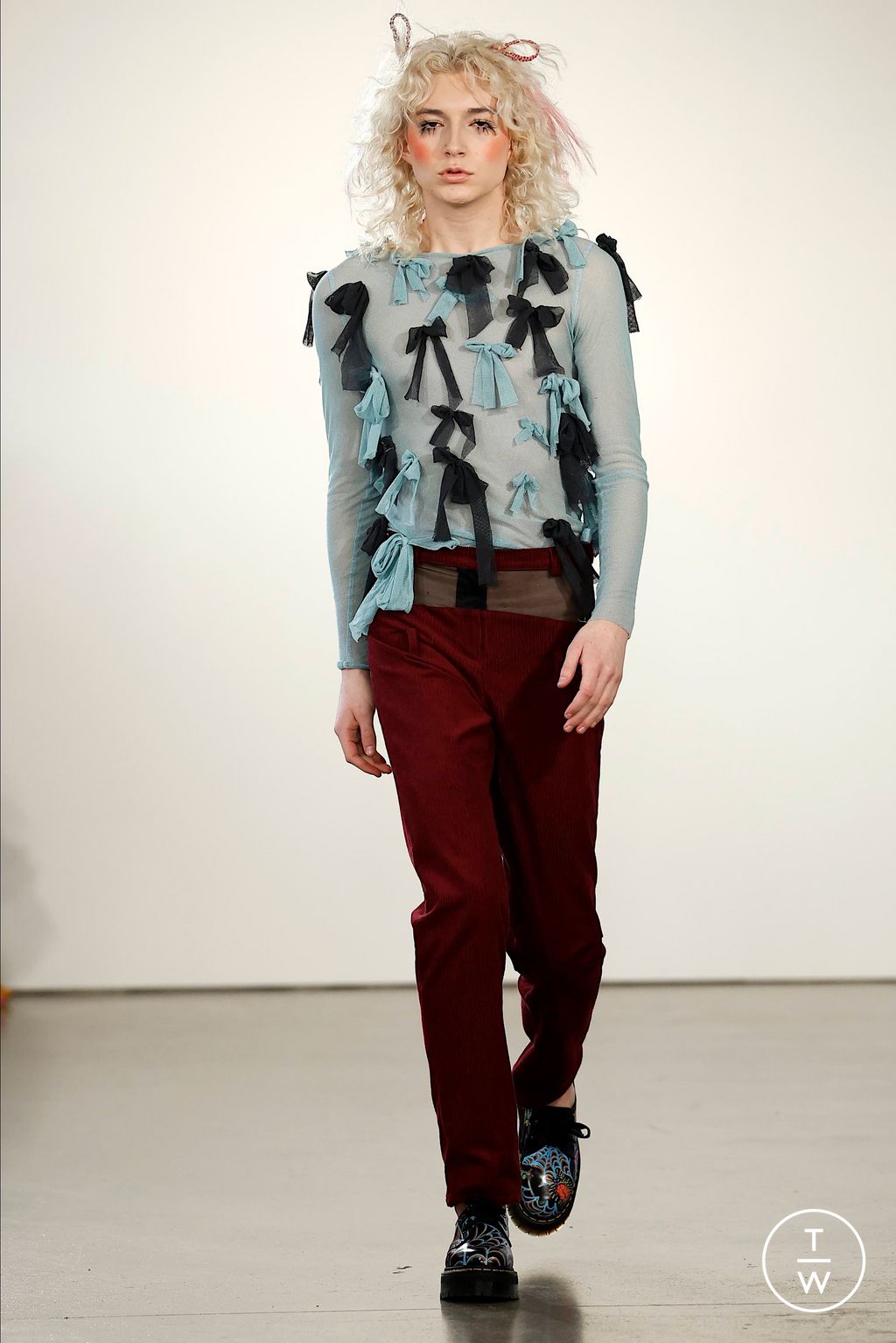 Fashion Week New York Fall/Winter 2023 look 2 de la collection Melke womenswear
