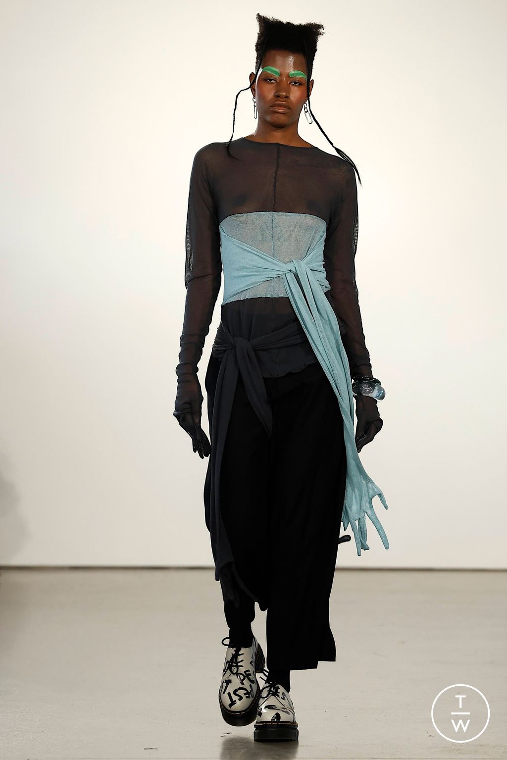 Fashion Week New York Fall/Winter 2023 look 11 from the Melke collection 女装