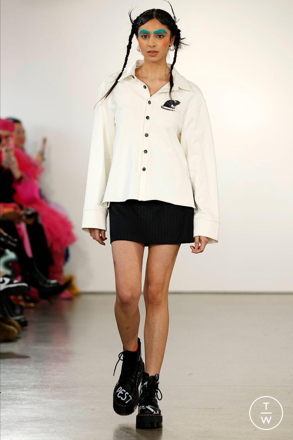 Fashion Week New York Fall/Winter 2023 look 18 de la collection Melke womenswear