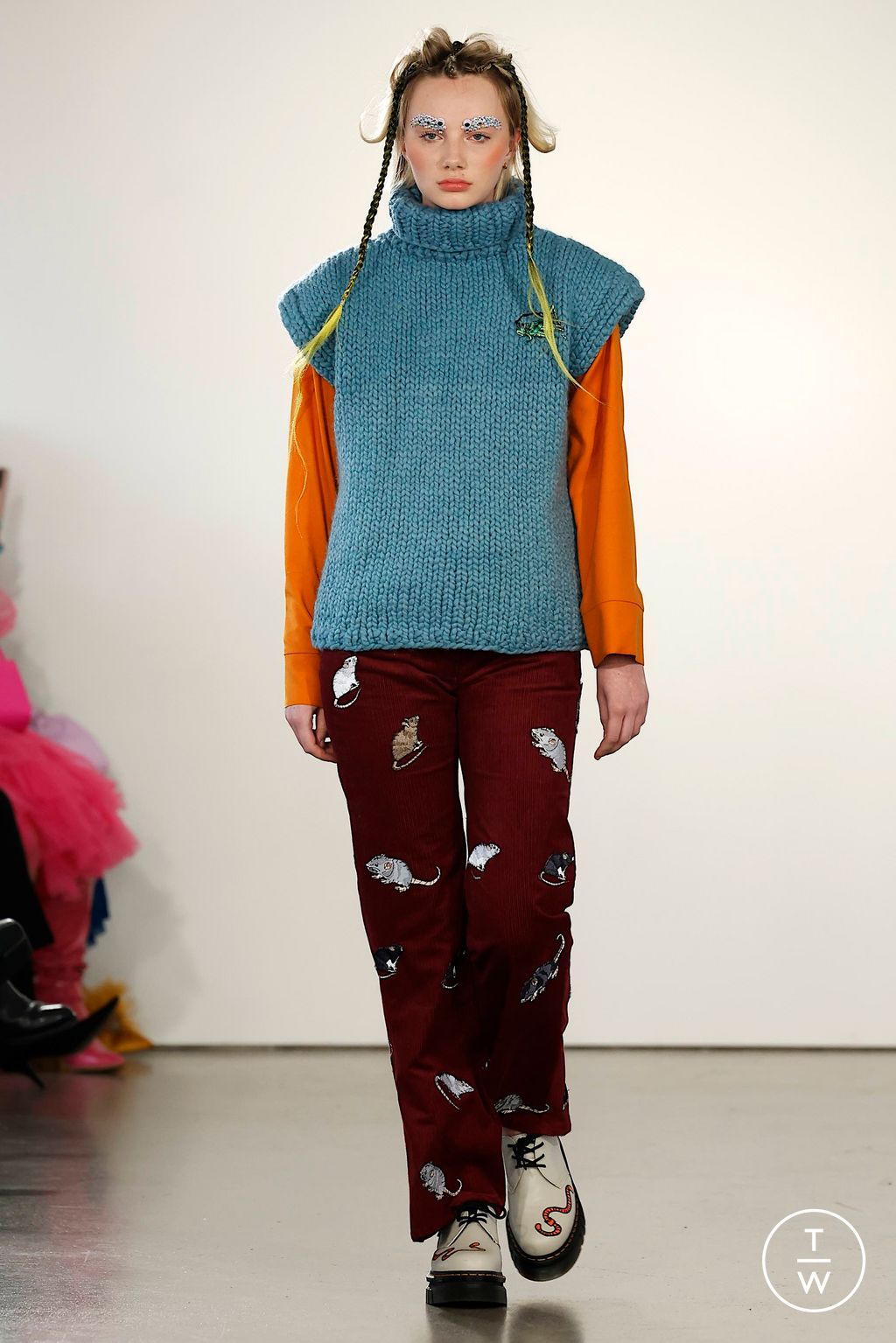 Fashion Week New York Fall/Winter 2023 look 19 from the Melke collection 女装