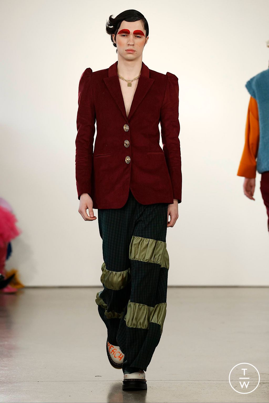 Fashion Week New York Fall/Winter 2023 look 21 from the Melke collection womenswear