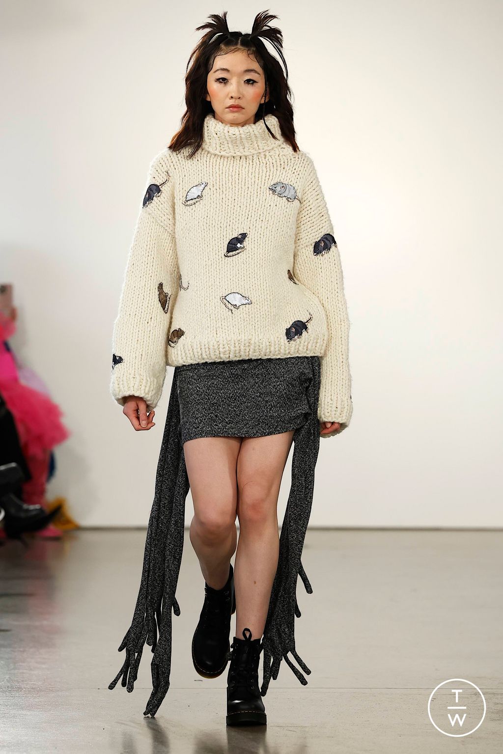 Fashion Week New York Fall/Winter 2023 look 26 from the Melke collection womenswear