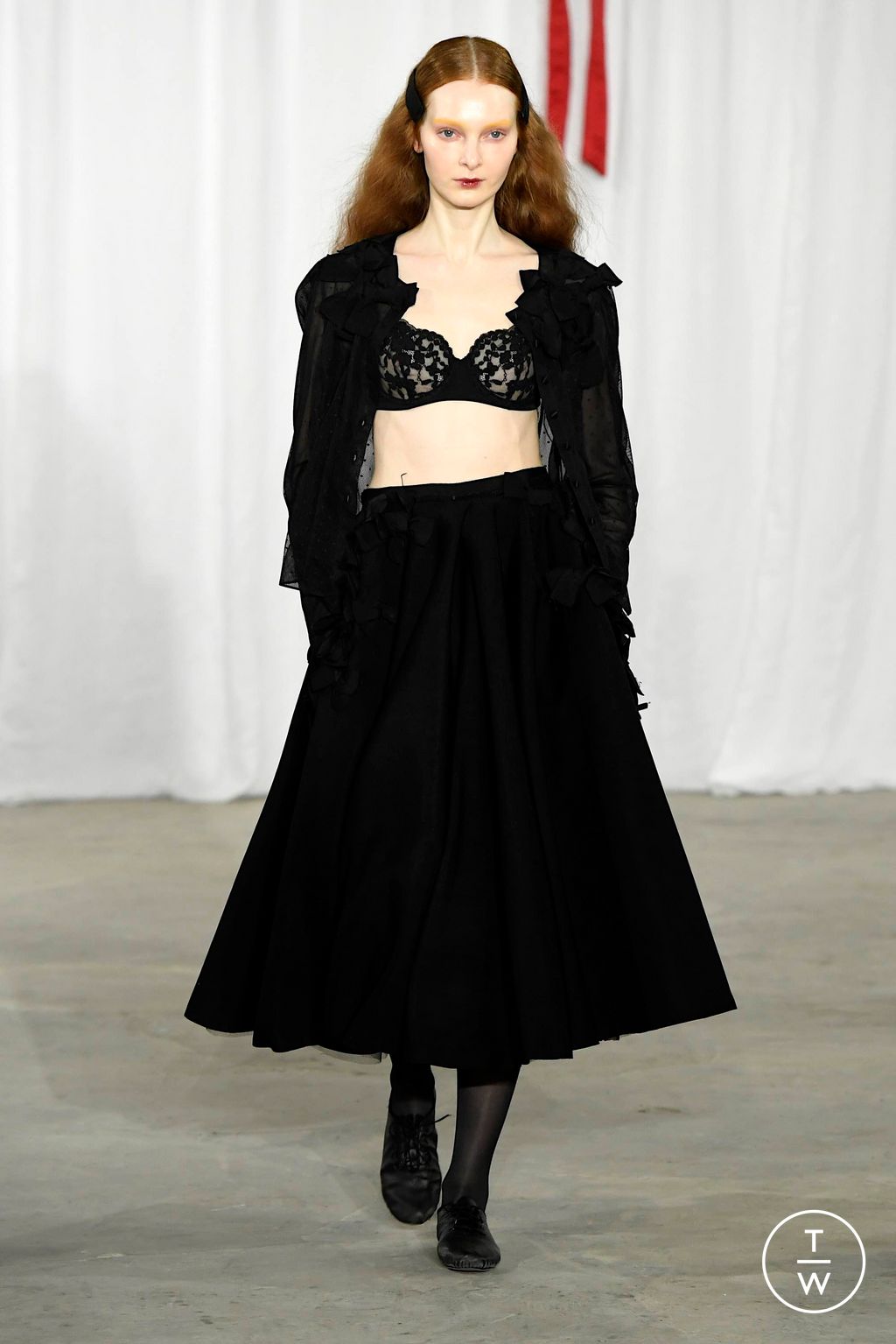 Fashion Week New York Fall/Winter 2024 look 3 from the Meruert Tolegen collection womenswear