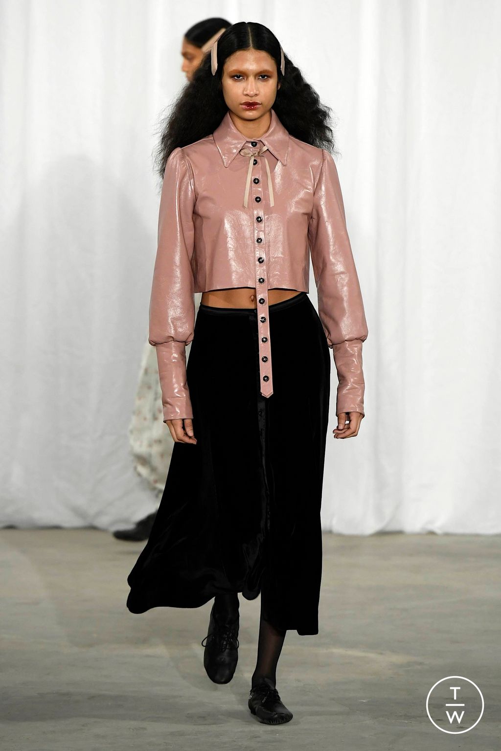 Fashion Week New York Fall/Winter 2024 look 7 from the Meruert Tolegen collection womenswear