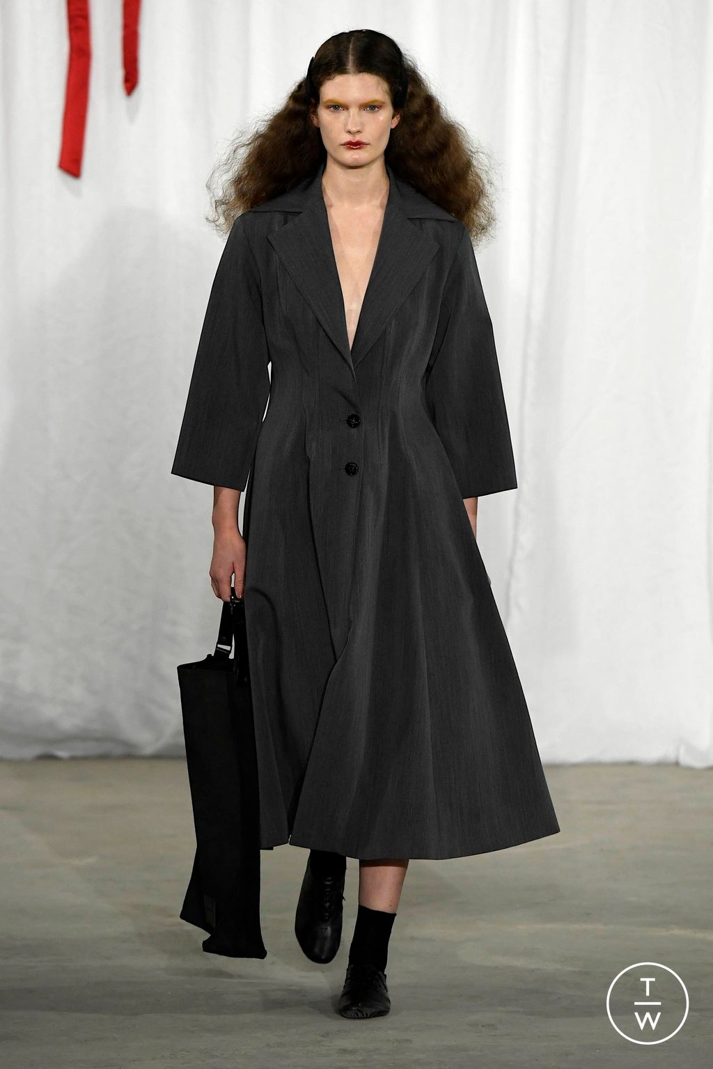 Fashion Week New York Fall/Winter 2024 look 11 from the Meruert Tolegen collection womenswear