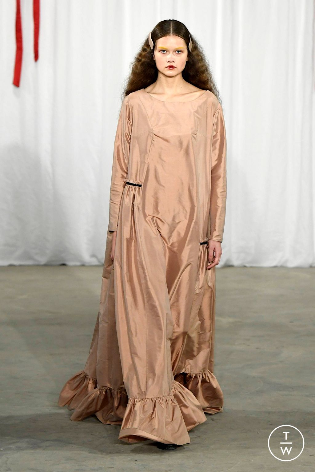Fashion Week New York Fall/Winter 2024 look 12 from the Meruert Tolegen collection womenswear