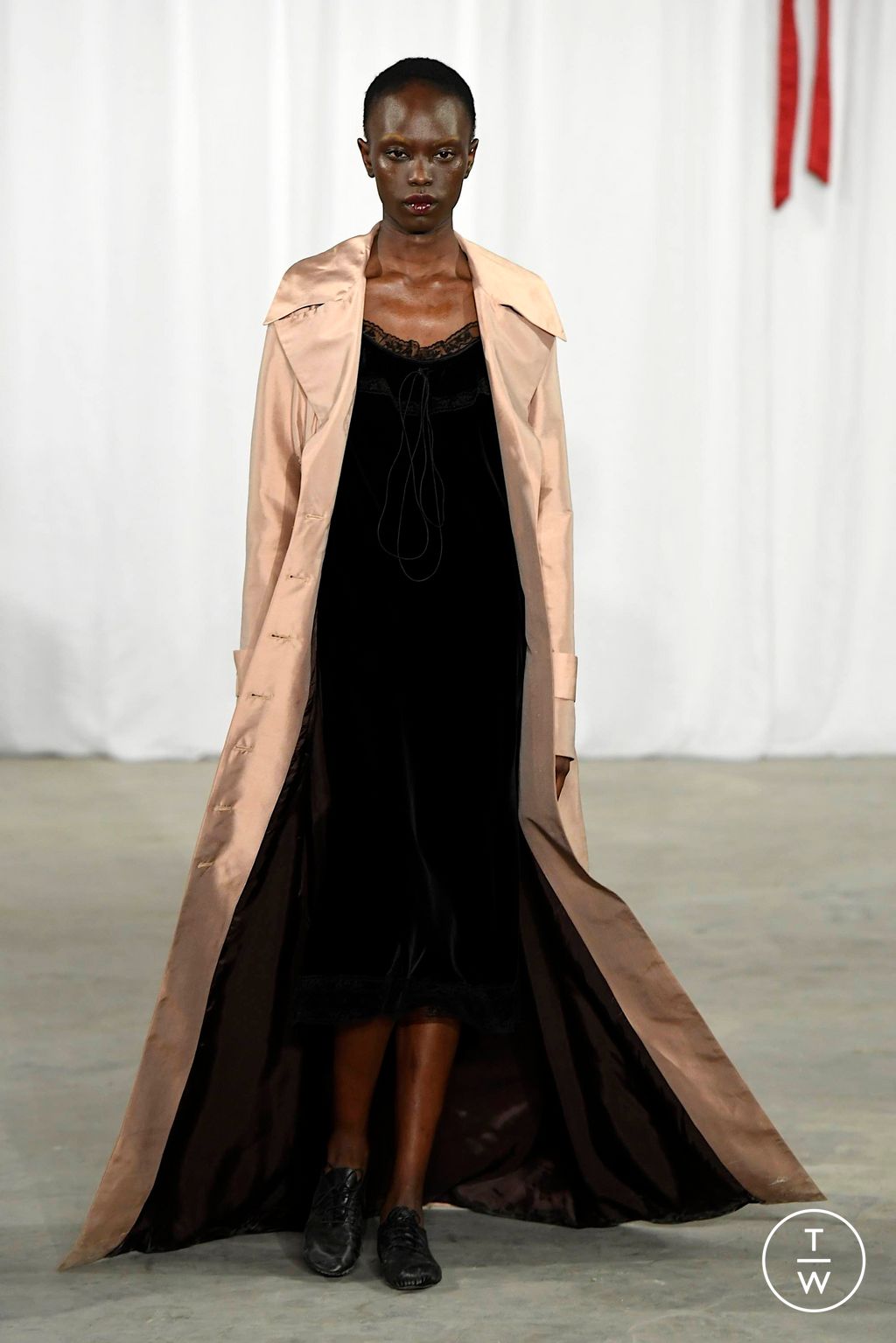 Fashion Week New York Fall/Winter 2024 look 14 from the Meruert Tolegen collection womenswear