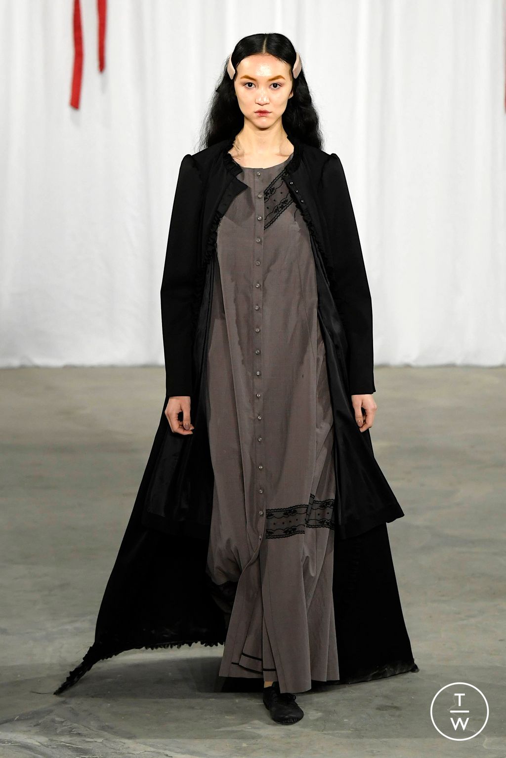 Fashion Week New York Fall/Winter 2024 look 16 from the Meruert Tolegen collection womenswear