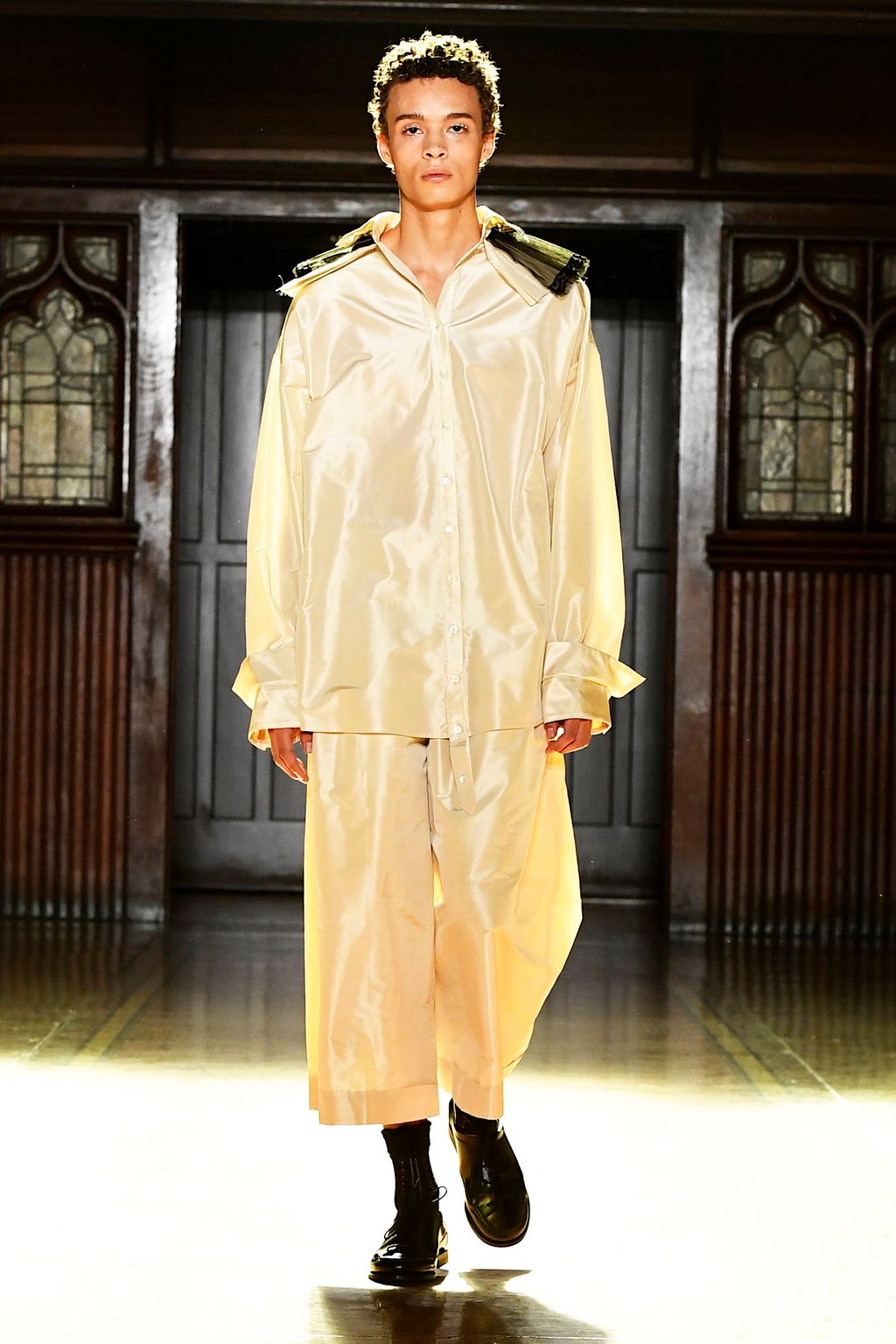 Fashion Week New York Spring/Summer 2025 look 8 from the Meruert Tolegen collection womenswear