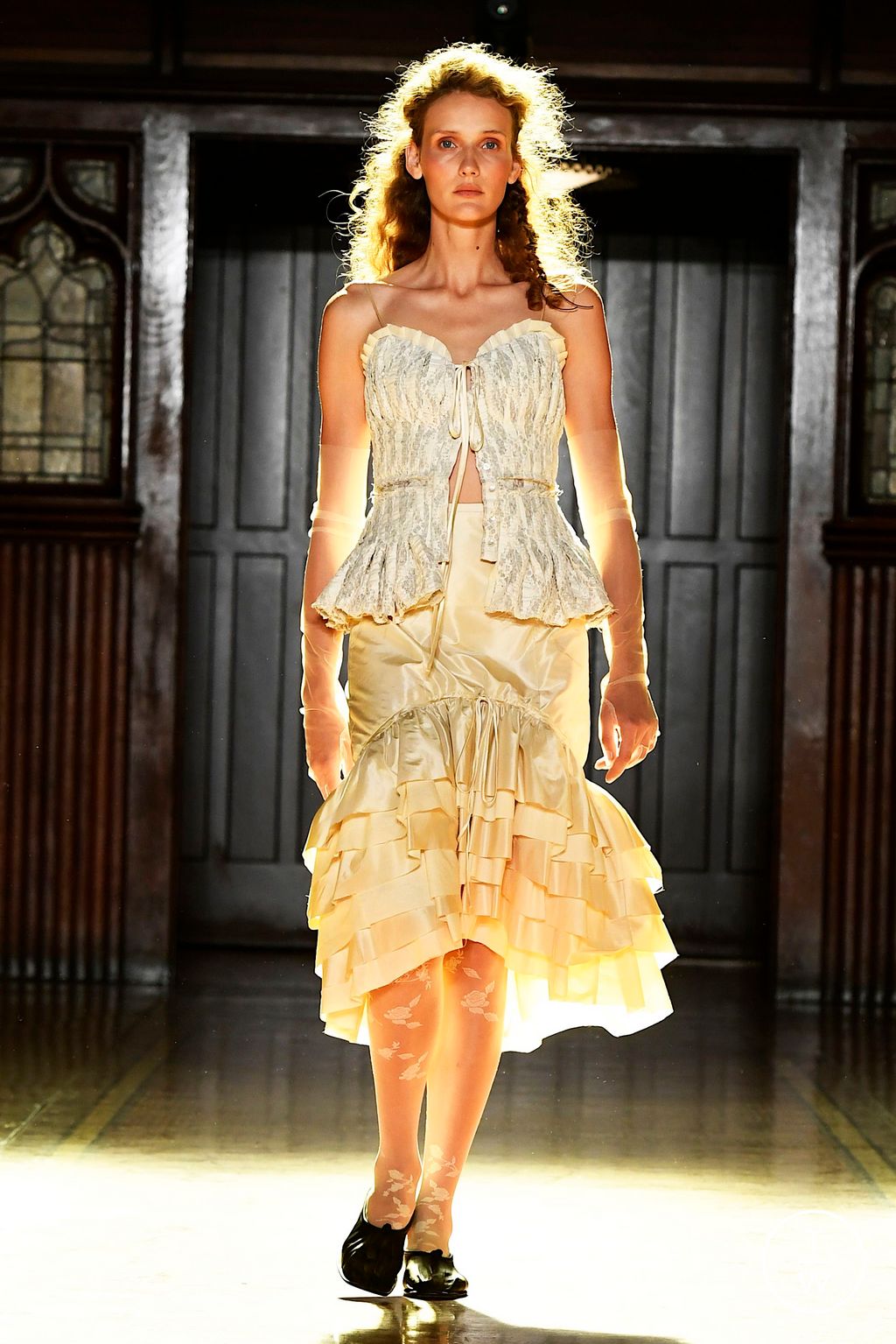 Fashion Week New York Spring/Summer 2025 look 12 from the Meruert Tolegen collection womenswear