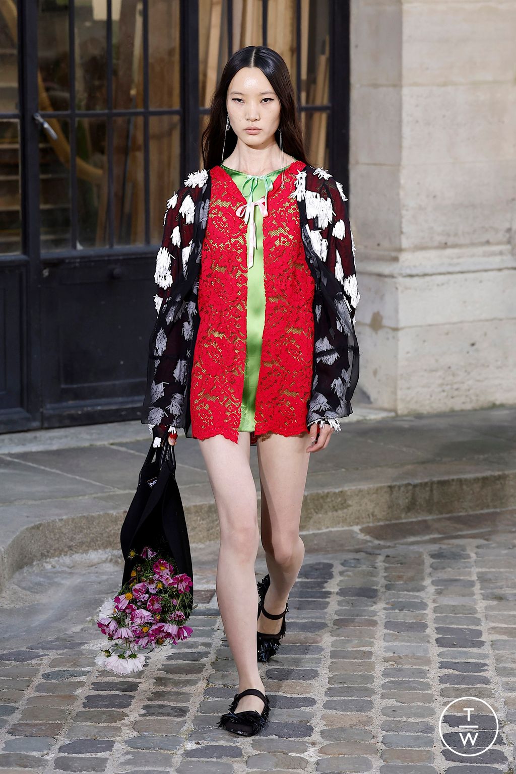 Fashion Week Paris Spring/Summer 2026 look 3 de la collection Meryll Rogge womenswear