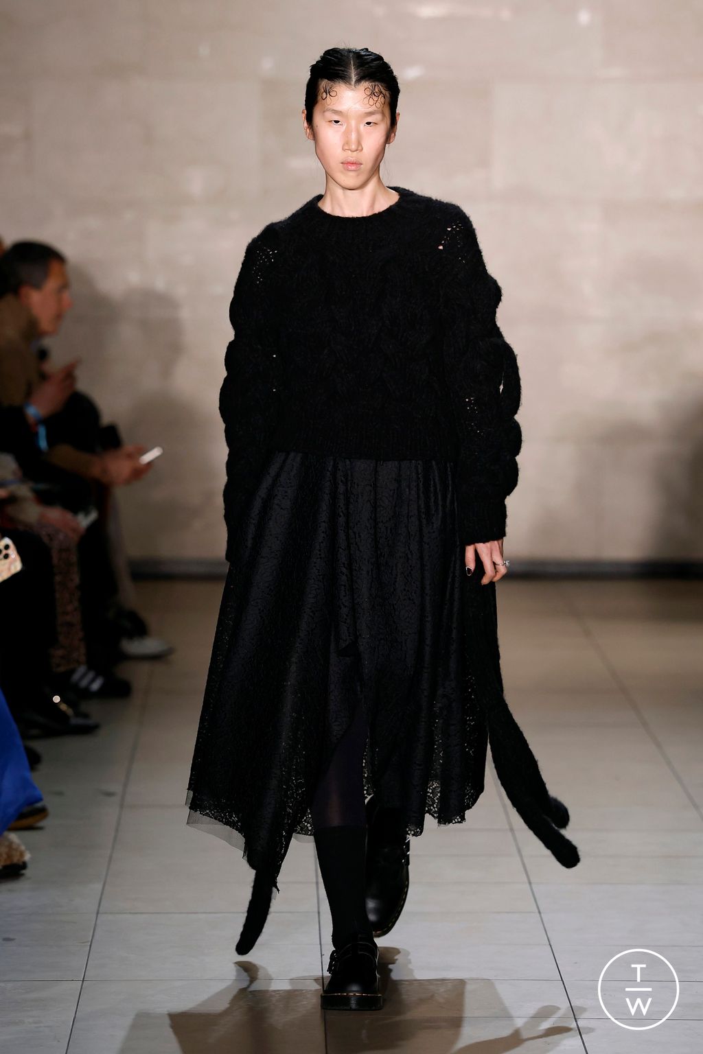 Fashion Week New York Fall/Winter 2025 look 4 from the Meruert Tolegen collection womenswear