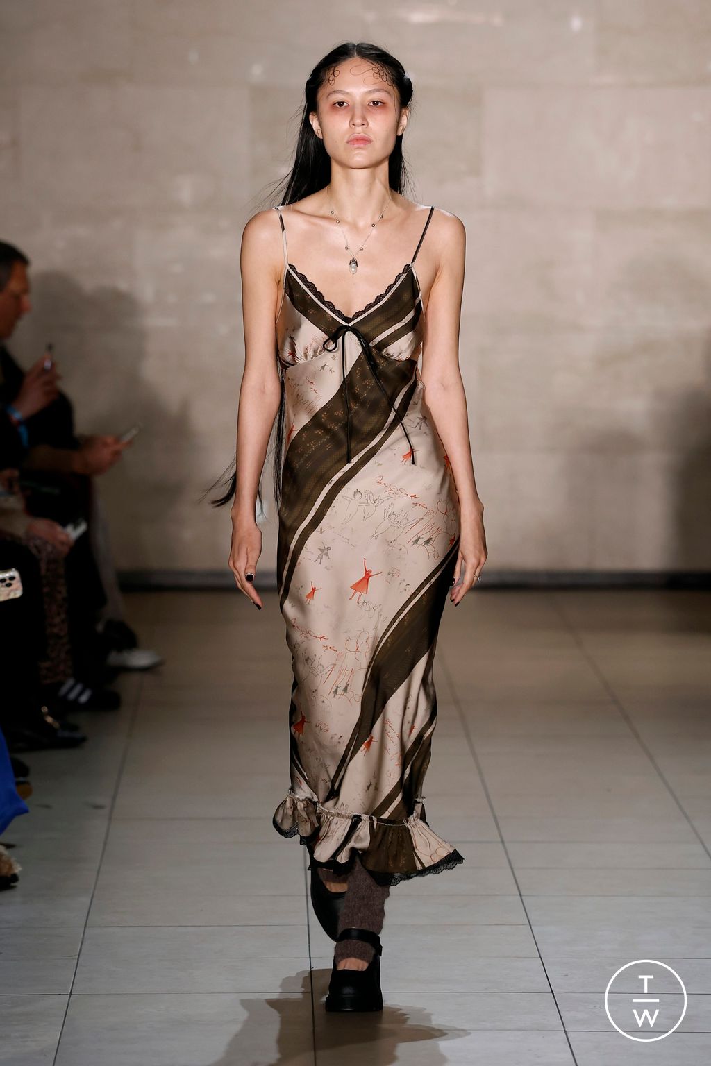 Fashion Week New York Fall/Winter 2025 look 9 from the Meruert Tolegen collection womenswear