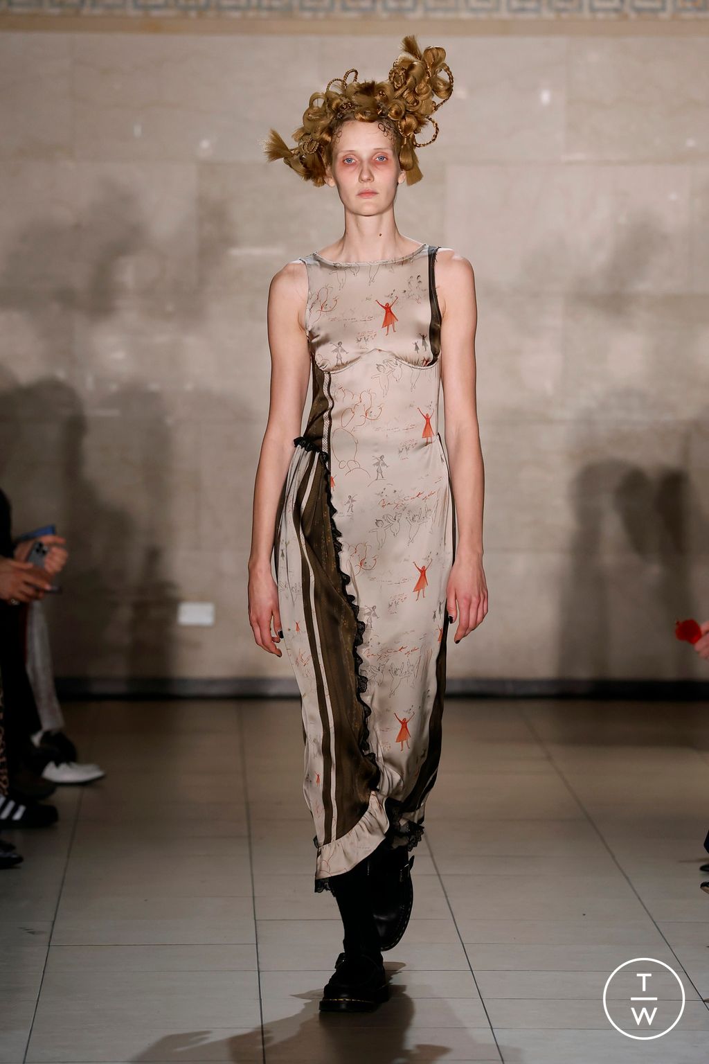 Fashion Week New York Fall/Winter 2025 look 11 from the Meruert Tolegen collection womenswear