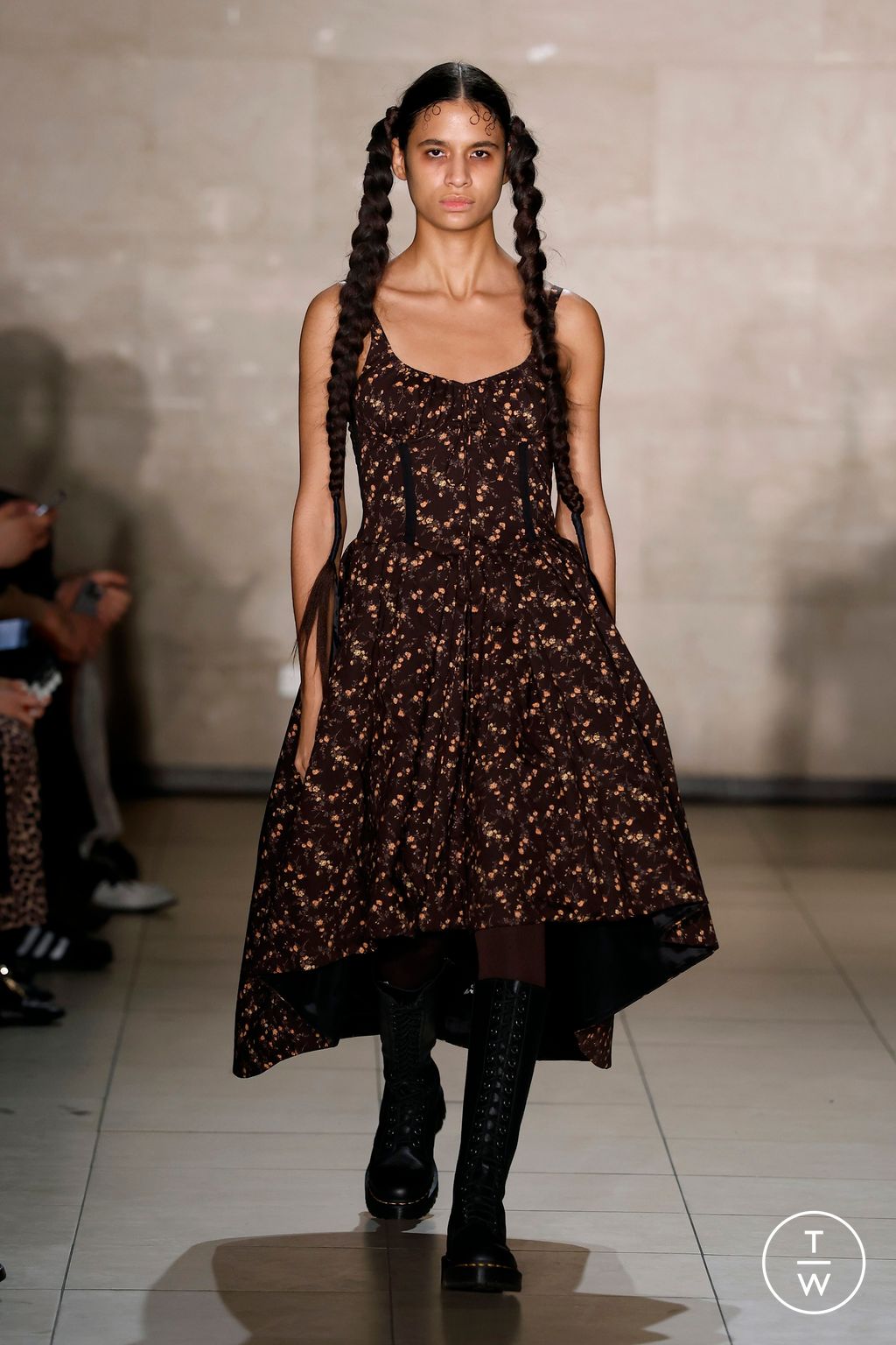 Fashion Week New York Fall/Winter 2025 look 12 from the Meruert Tolegen collection womenswear