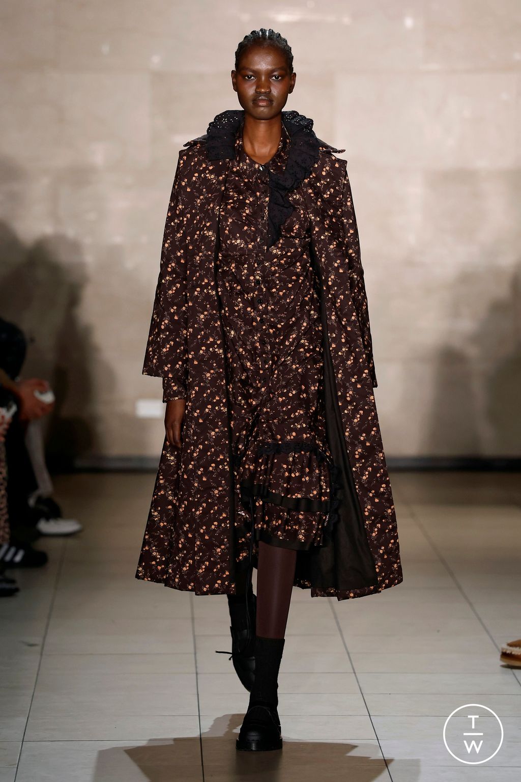 Fashion Week New York Fall/Winter 2025 look 14 from the Meruert Tolegen collection womenswear