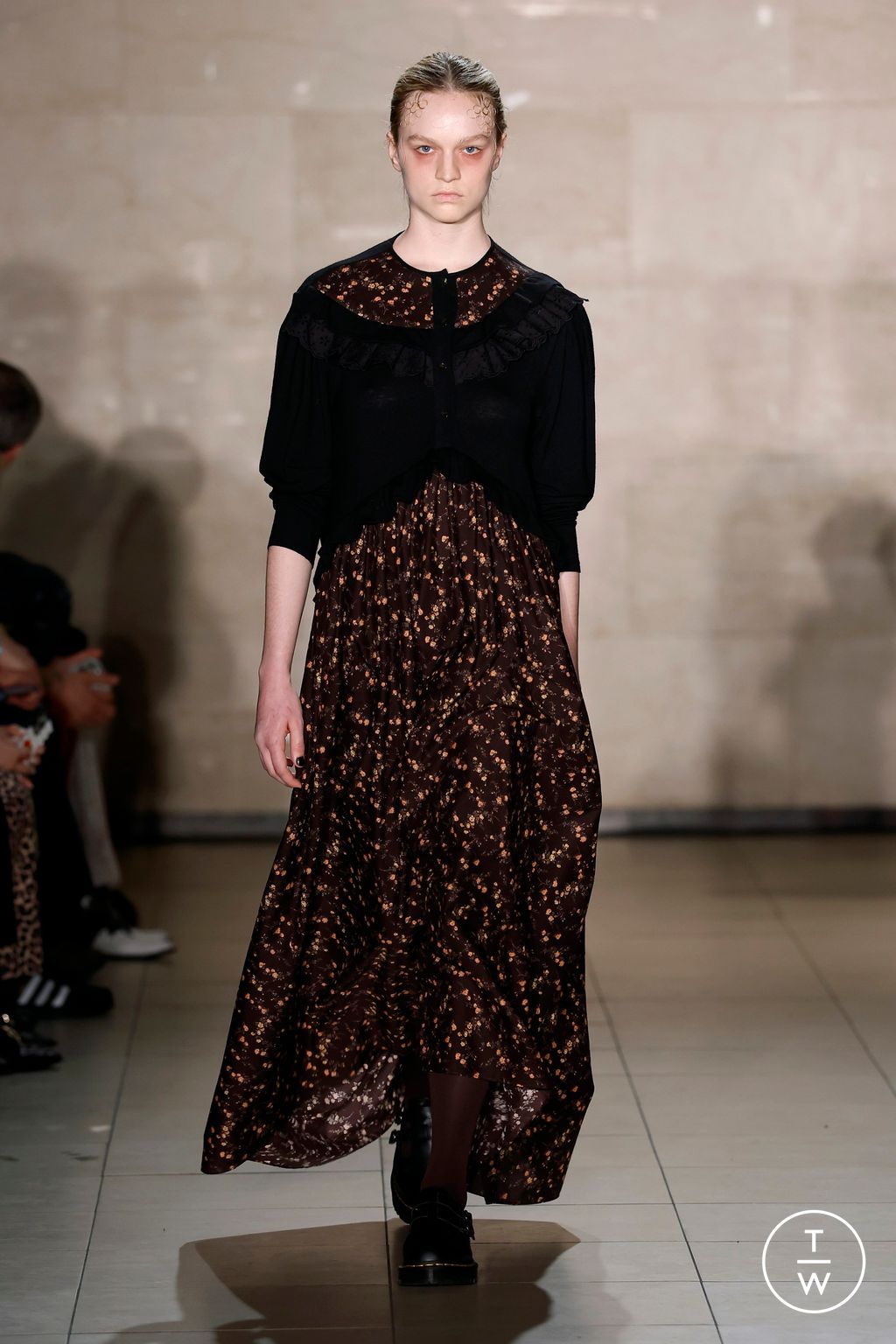 Fashion Week New York Fall/Winter 2025 look 17 from the Meruert Tolegen collection womenswear