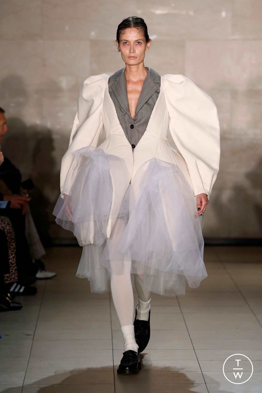 Fashion Week New York Fall/Winter 2025 look 25 from the Meruert Tolegen collection womenswear
