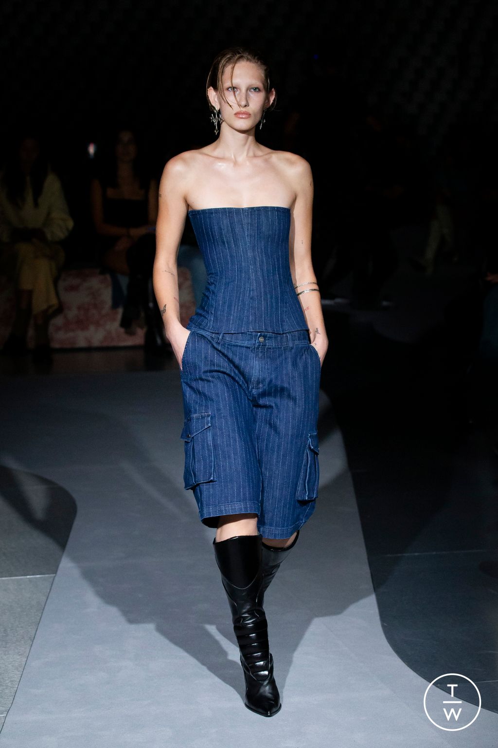 Fashion Week Paris Spring/Summer 2023 look 19 from the Miaou collection womenswear
