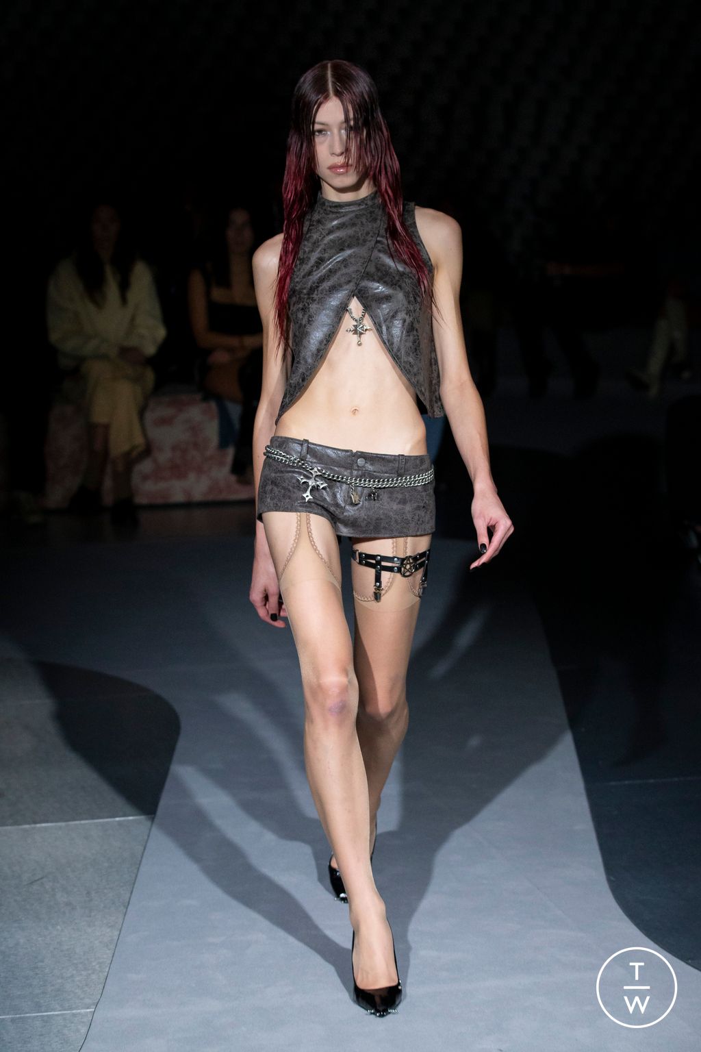 Fashion Week Paris Spring/Summer 2023 look 23 from the Miaou collection womenswear