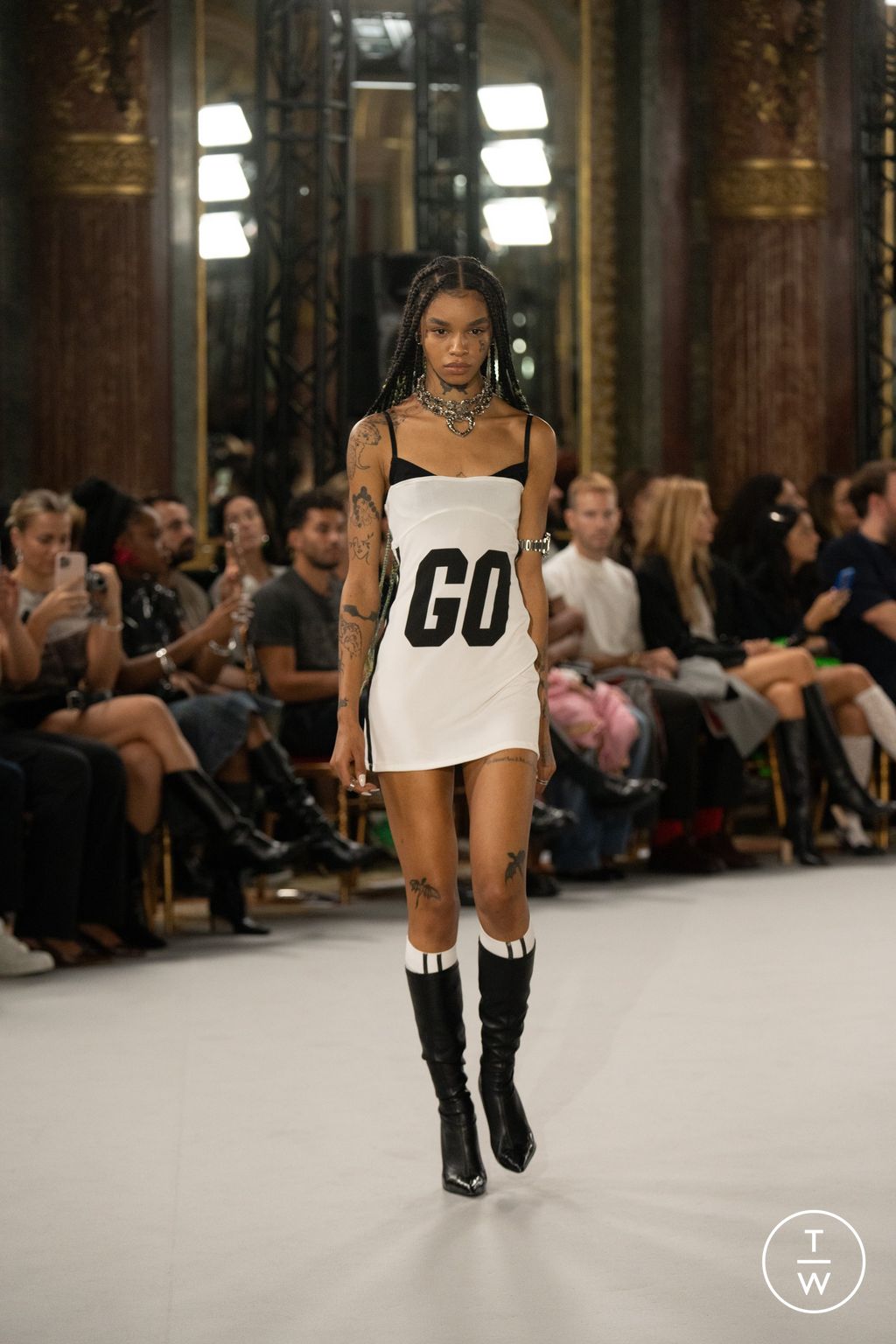 Fashion Week Paris Spring/Summer 2024 look 1 from the Miaou collection womenswear