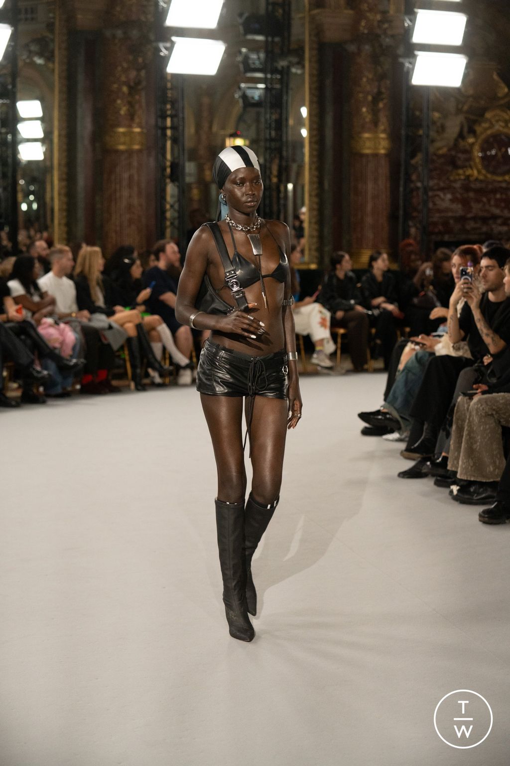 Fashion Week Paris Spring/Summer 2024 look 2 from the Miaou collection womenswear