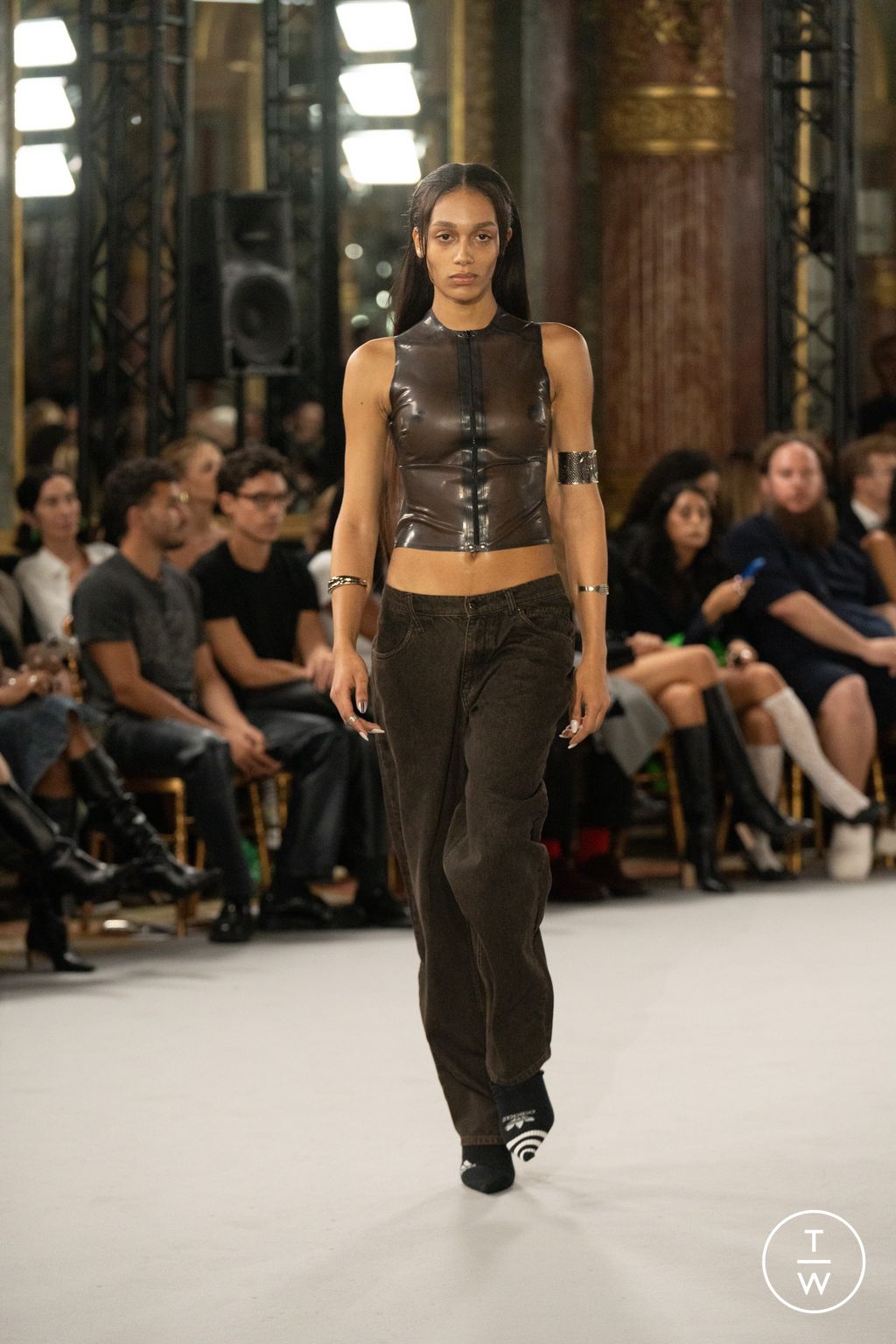Fashion Week Paris Spring/Summer 2024 look 11 from the Miaou collection womenswear