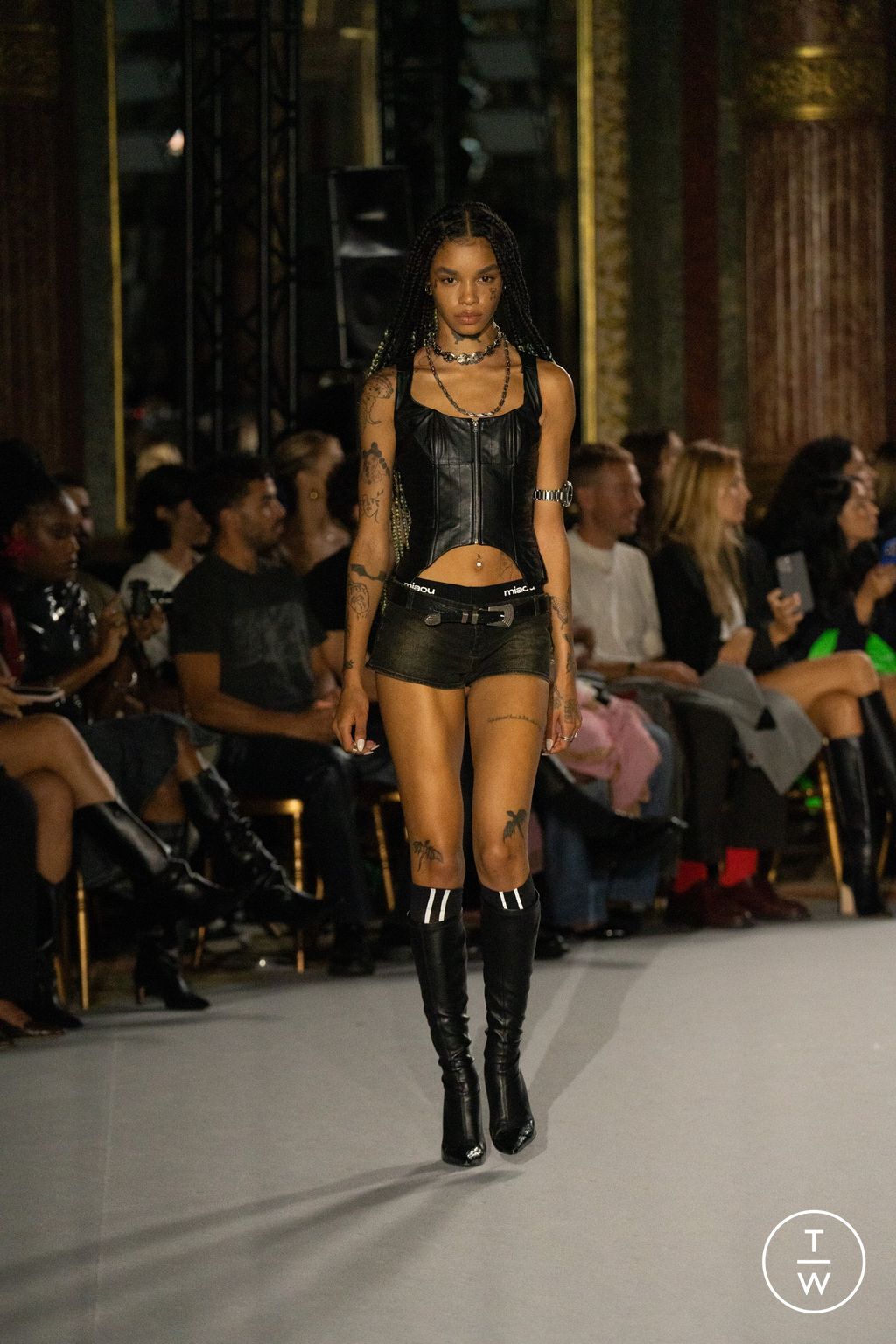 Fashion Week Paris Spring/Summer 2024 look 23 from the Miaou collection womenswear